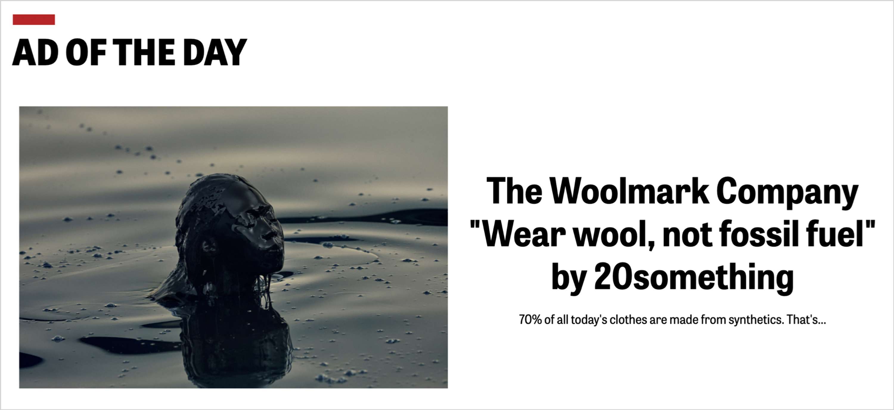 Wear Wool, Not Fossil Fuel by Elliott Starr (he/ him)