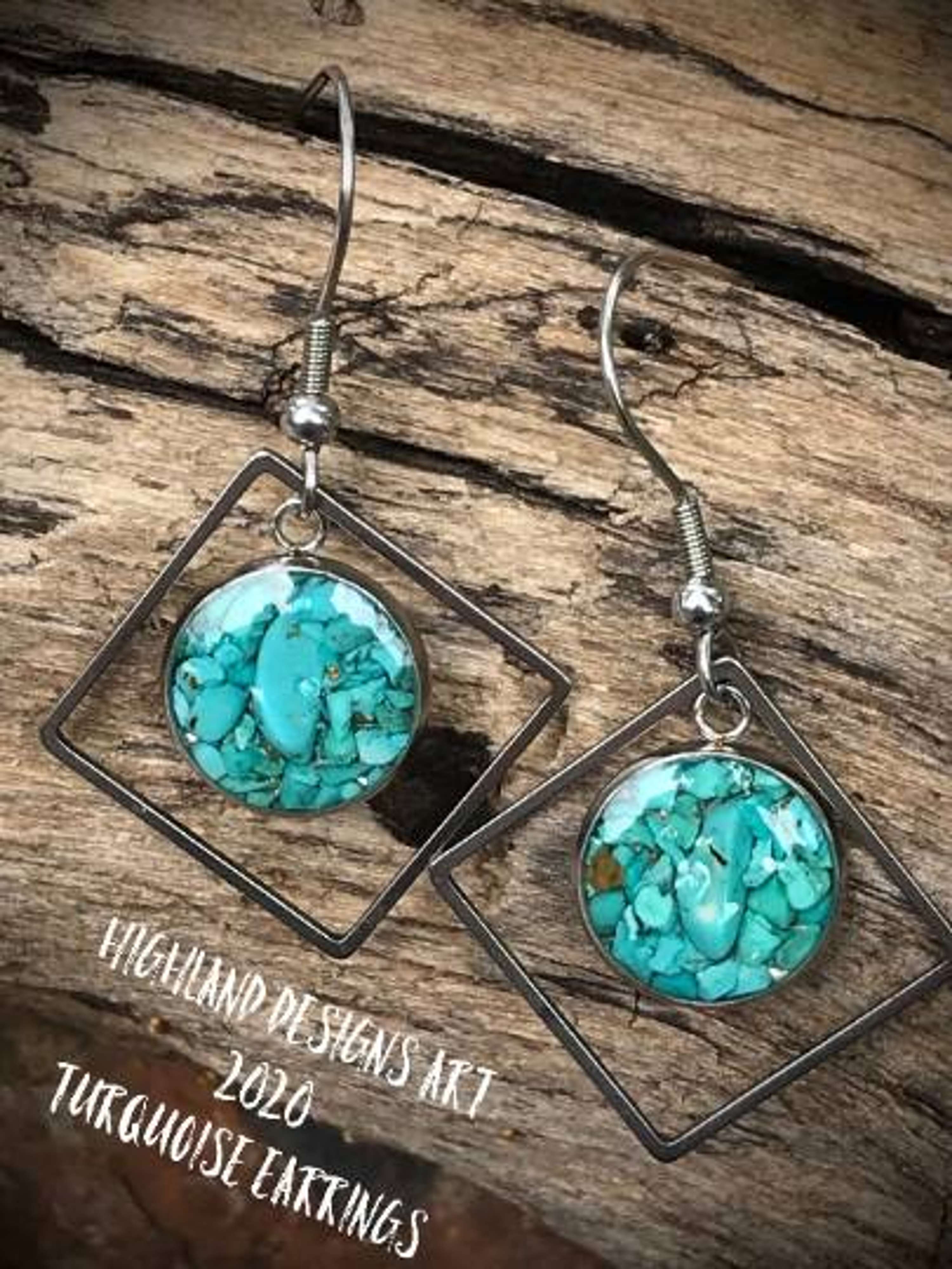 How To Style Up With Turquoise Inlay Earrings And Other Items? by Highland Designs Art
