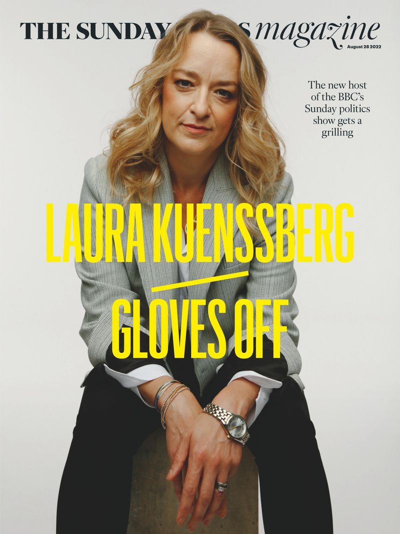 Laura Kuenssberg for The Sunday Times Magazine by Charlie Clift