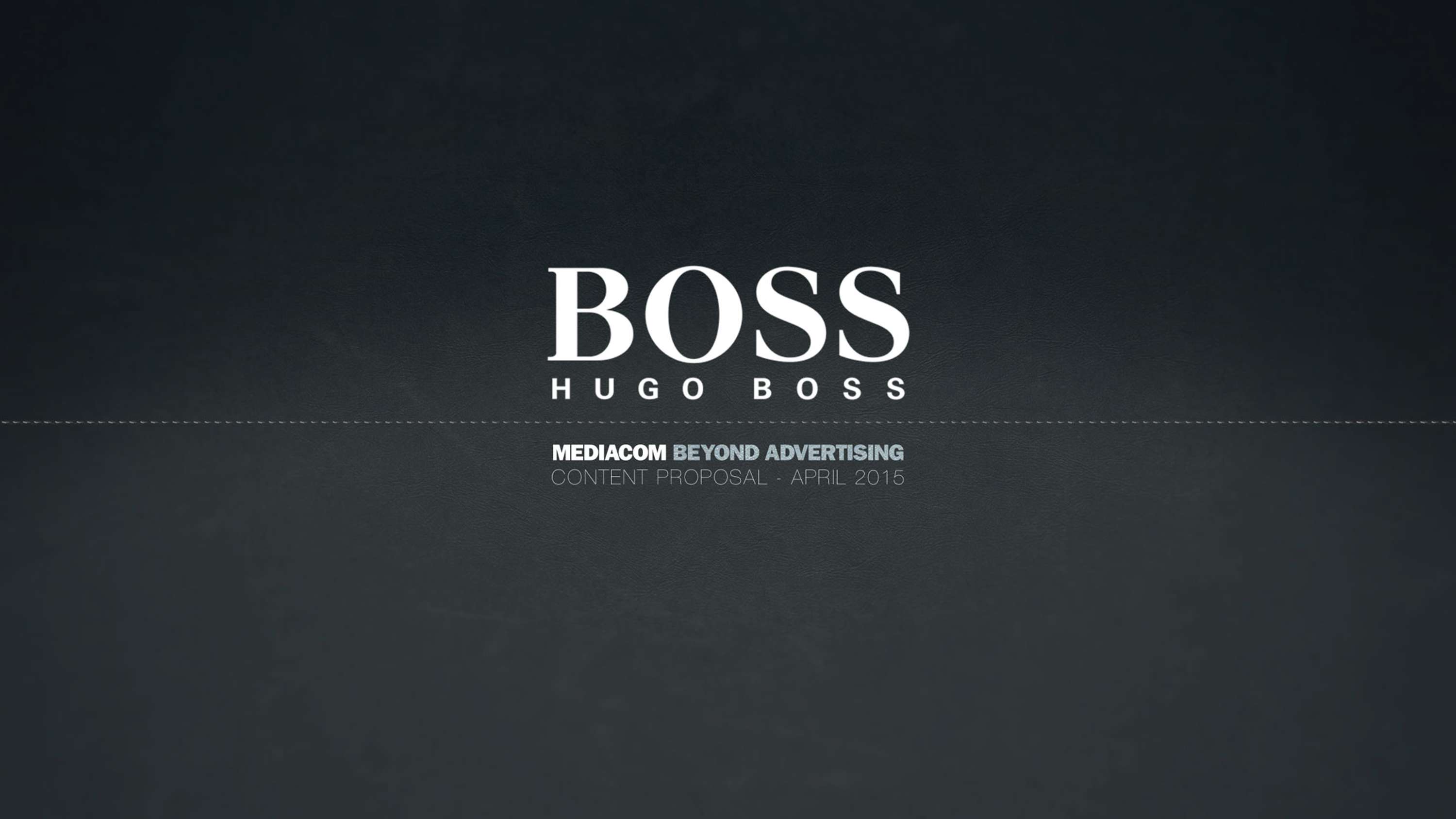 Boss - Presentations by Robert Galuszczynski