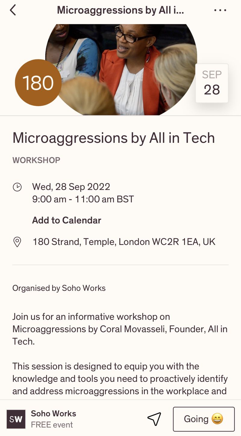 Microaggressions workshop by Coral Movasseli