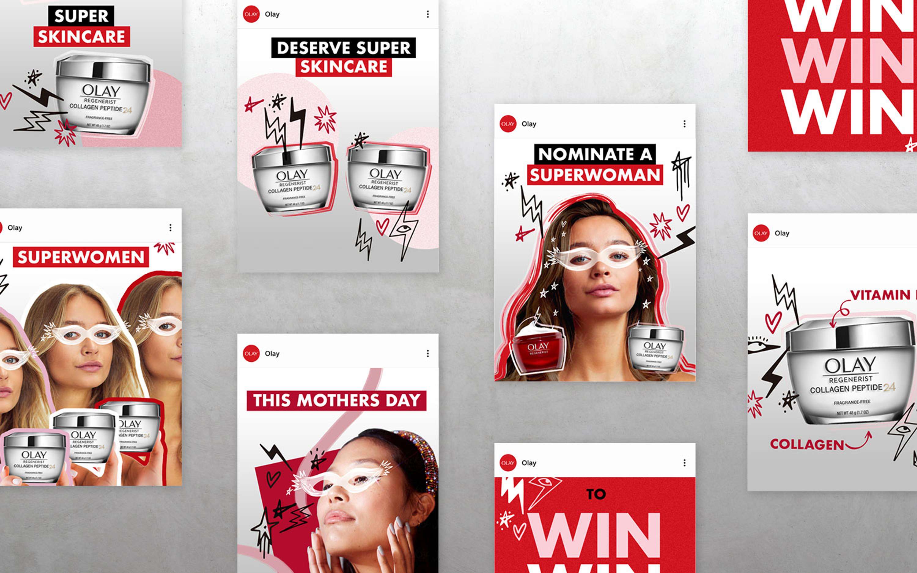 Skincare with super powers / Olay by Shane Horn