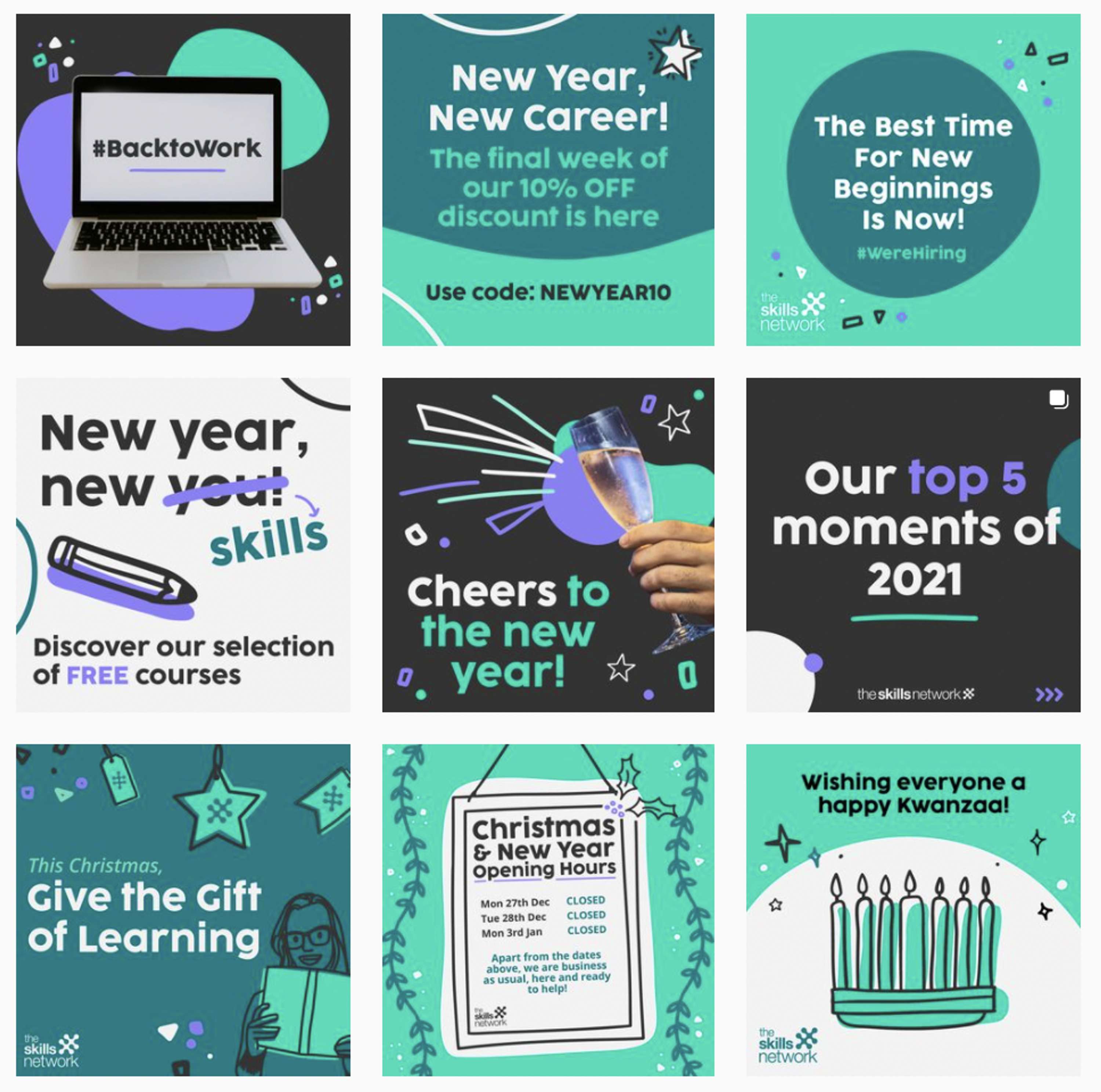 The Skills Network Rebrand by Emily Strefford-Johnson
