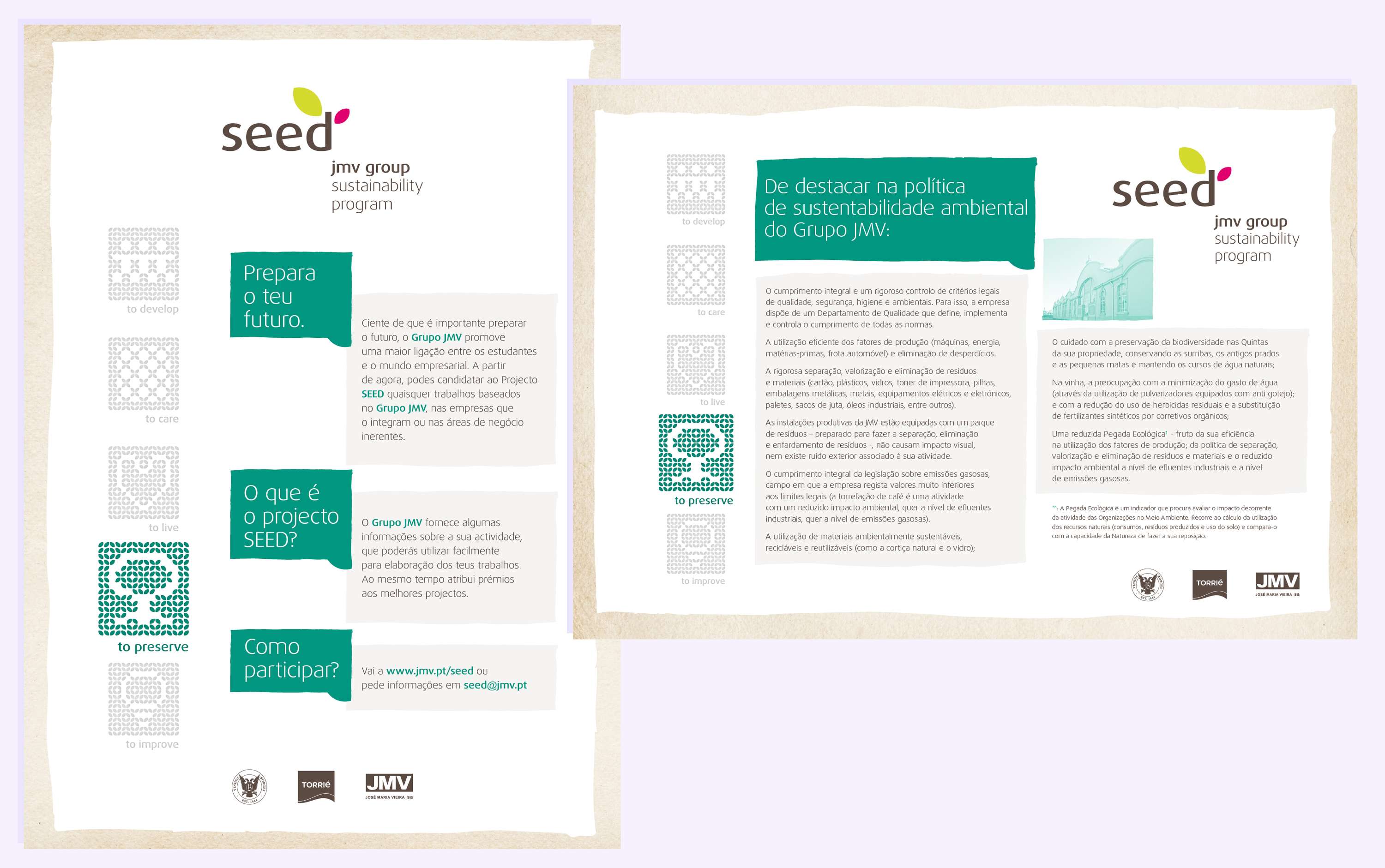 seed — JMV Group Sustainability Program by Teresa Ribeiro