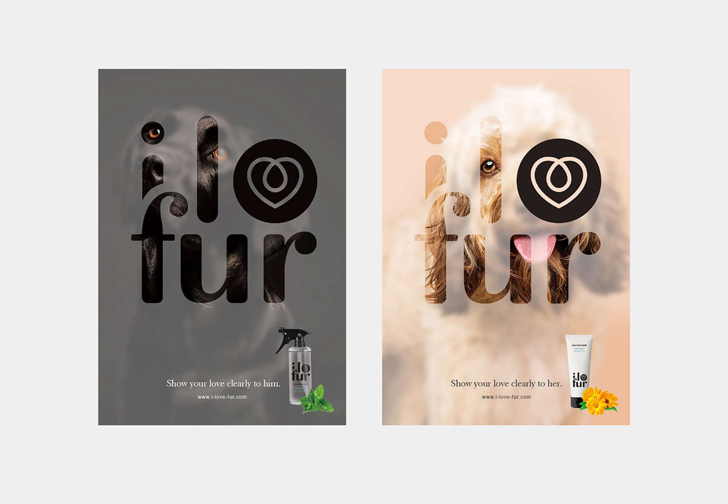 Visual Strategy & VI design for pet brand Ilofur by Yichun Yao