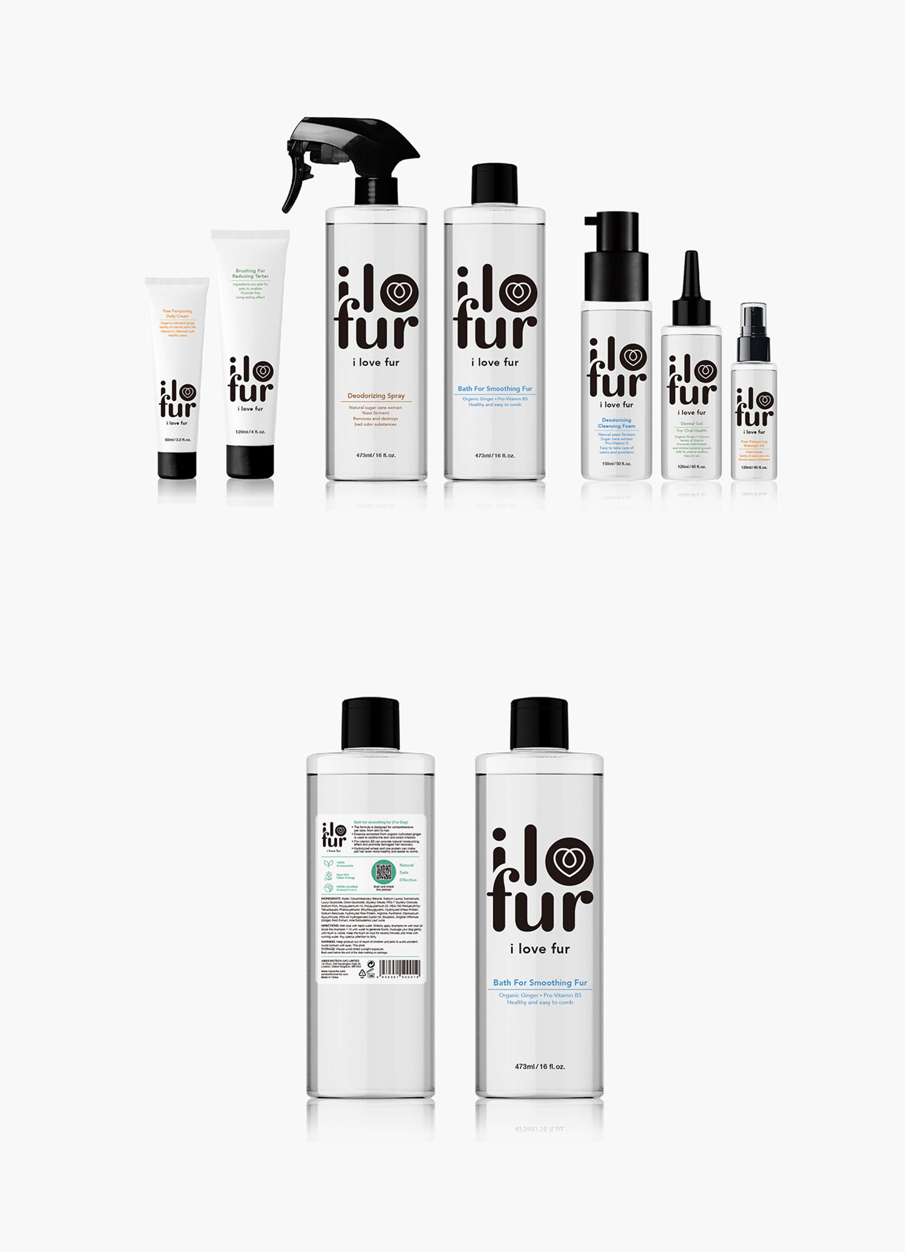 Visual Strategy & VI design for pet brand Ilofur by Yichun Yao