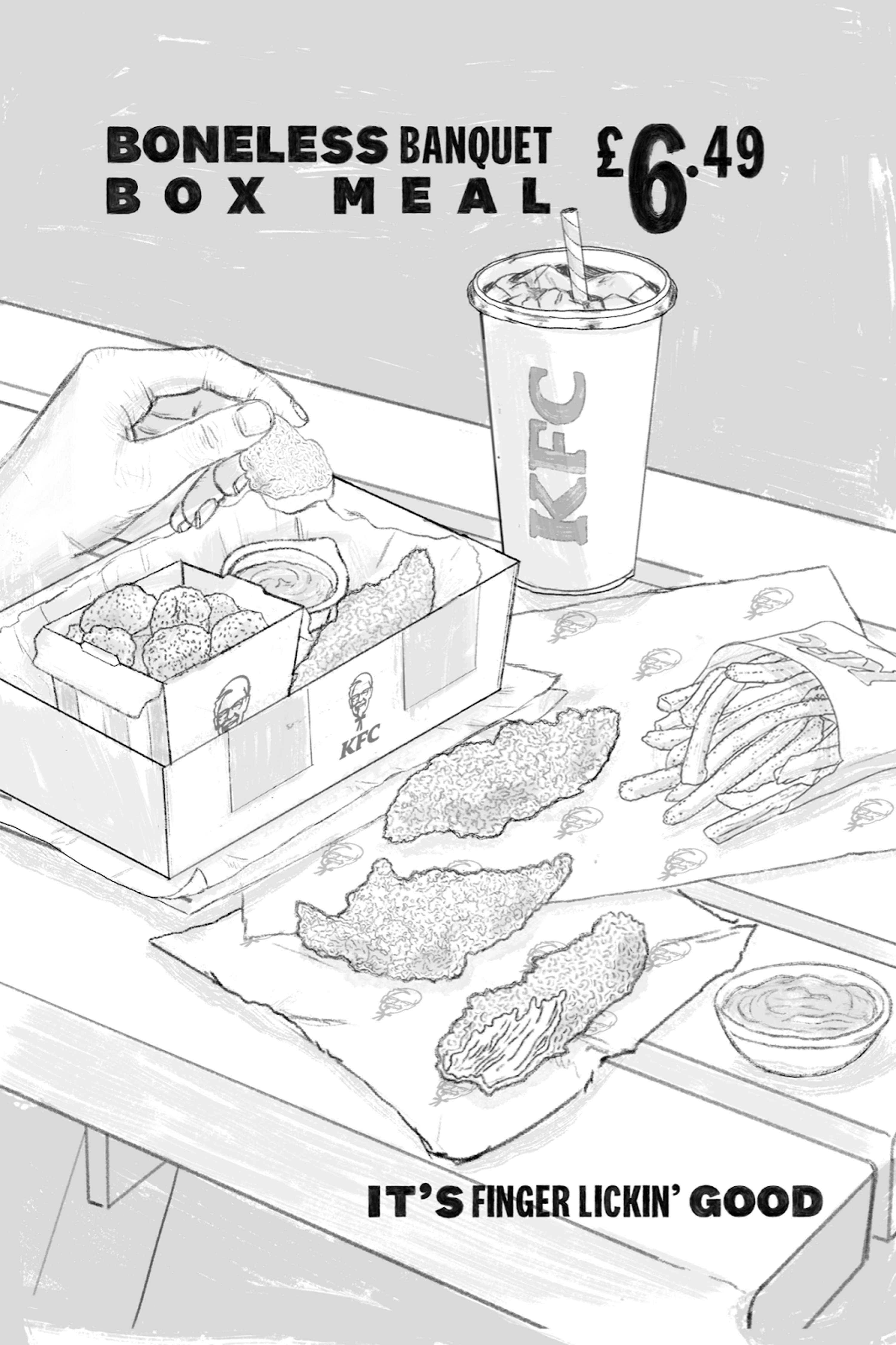 KFC out of home Mockups by Raafaye Ali