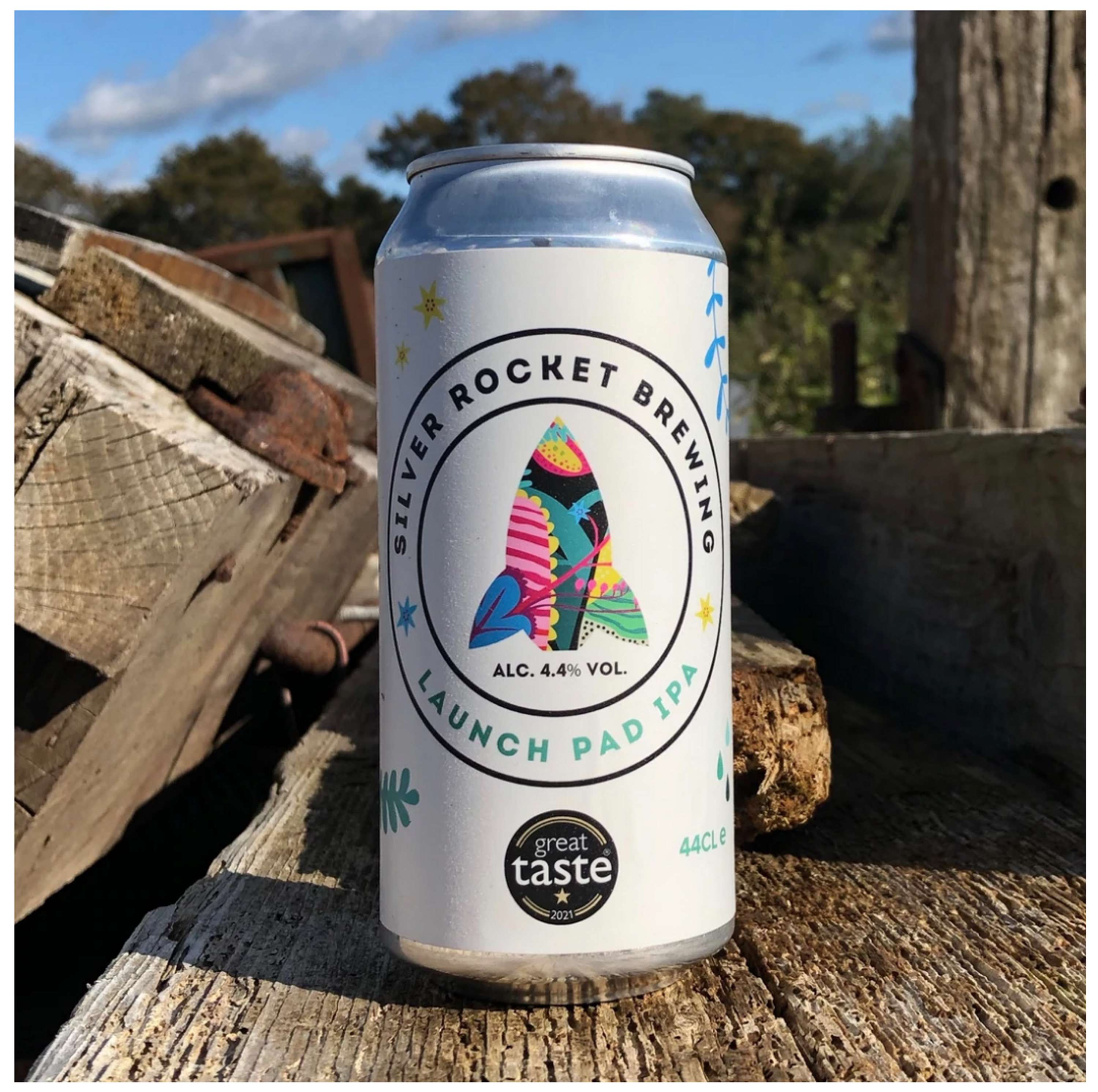SILVER ROCKET BREWING - LOGO & LABEL DESIGN by Mia Underwood