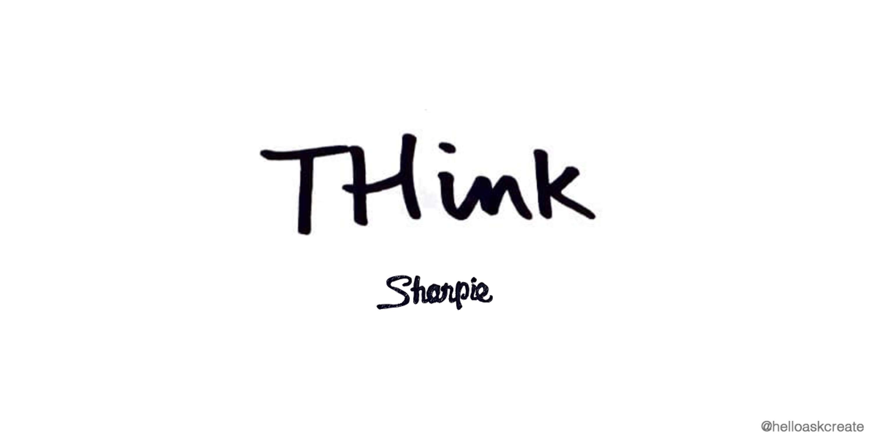 Think with ink by scamps