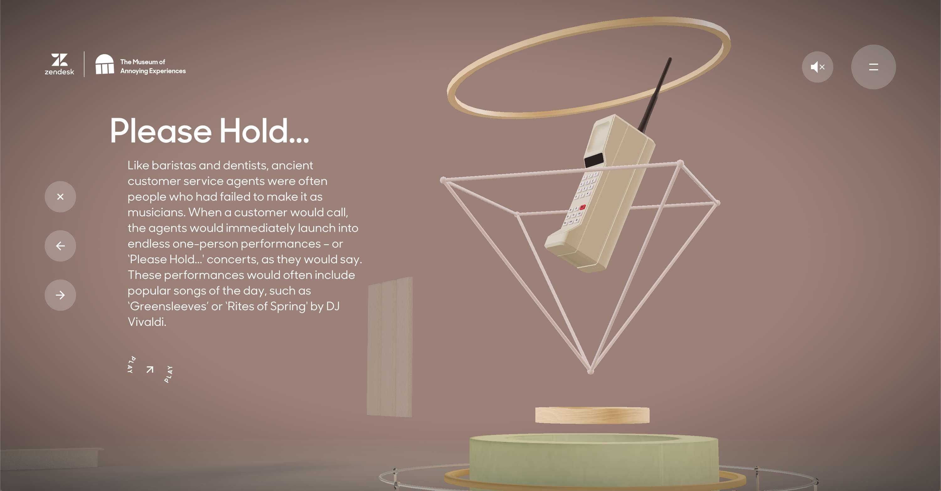 Zendesk - The Museum of Annoying Experiences by Daniel Kelly