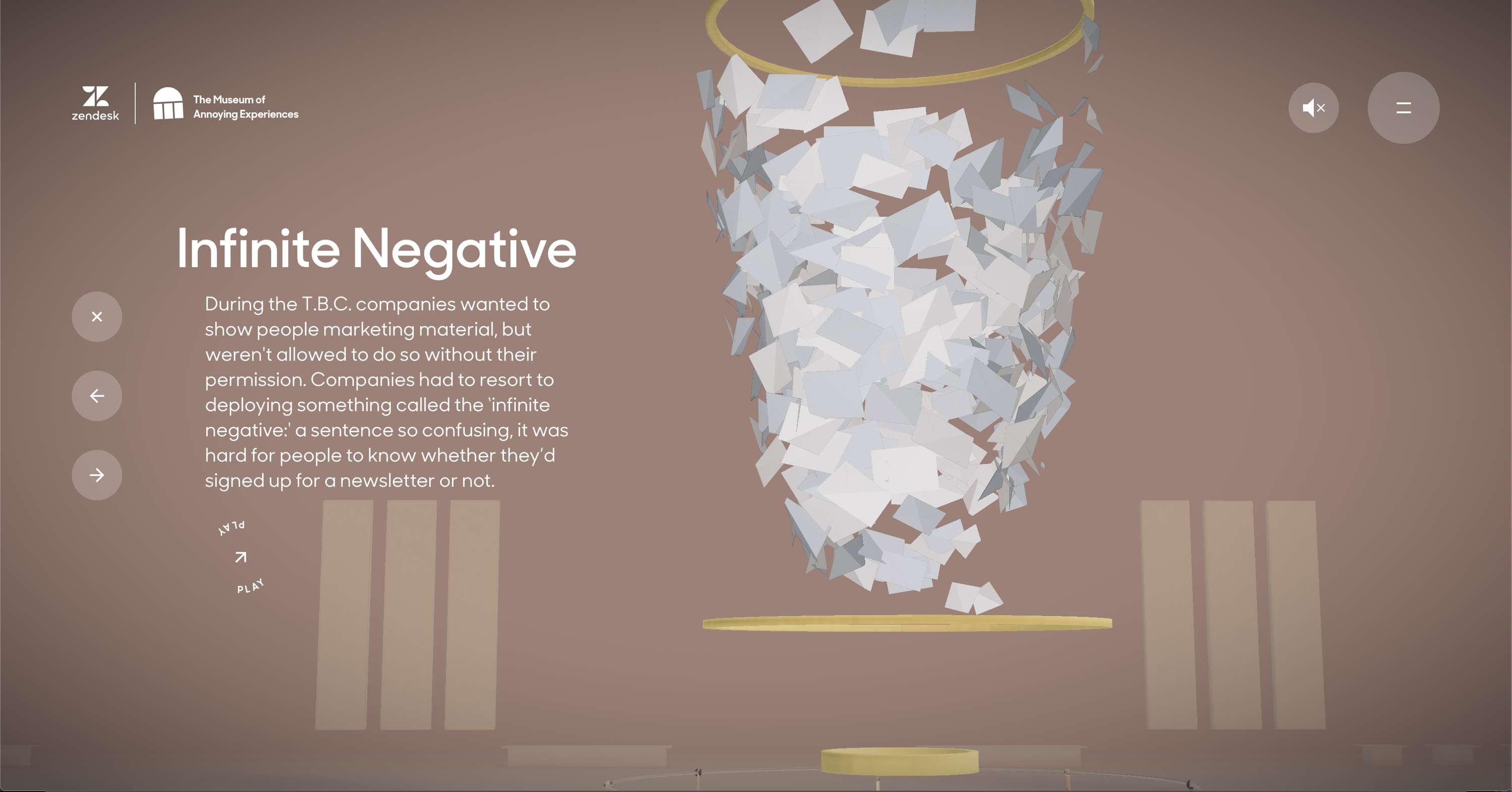 Zendesk - The Museum of Annoying Experiences by Daniel Kelly