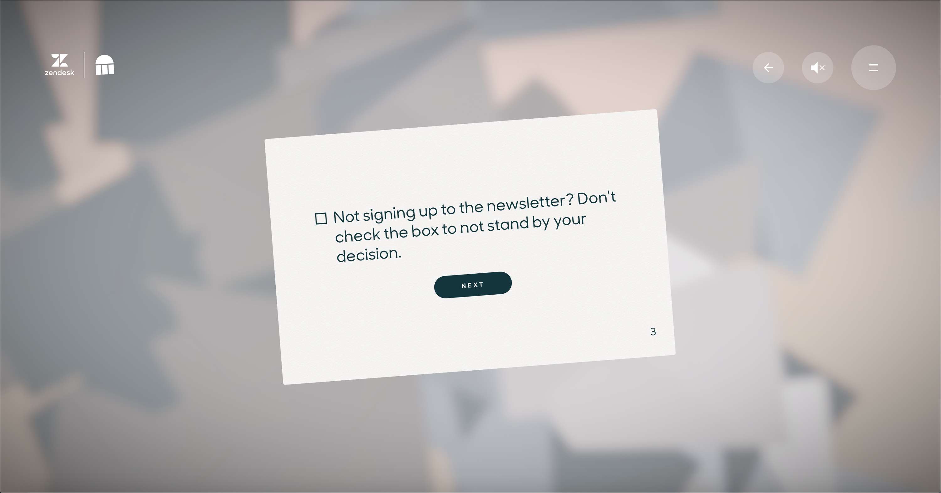 Zendesk - The Museum of Annoying Experiences by Daniel Kelly