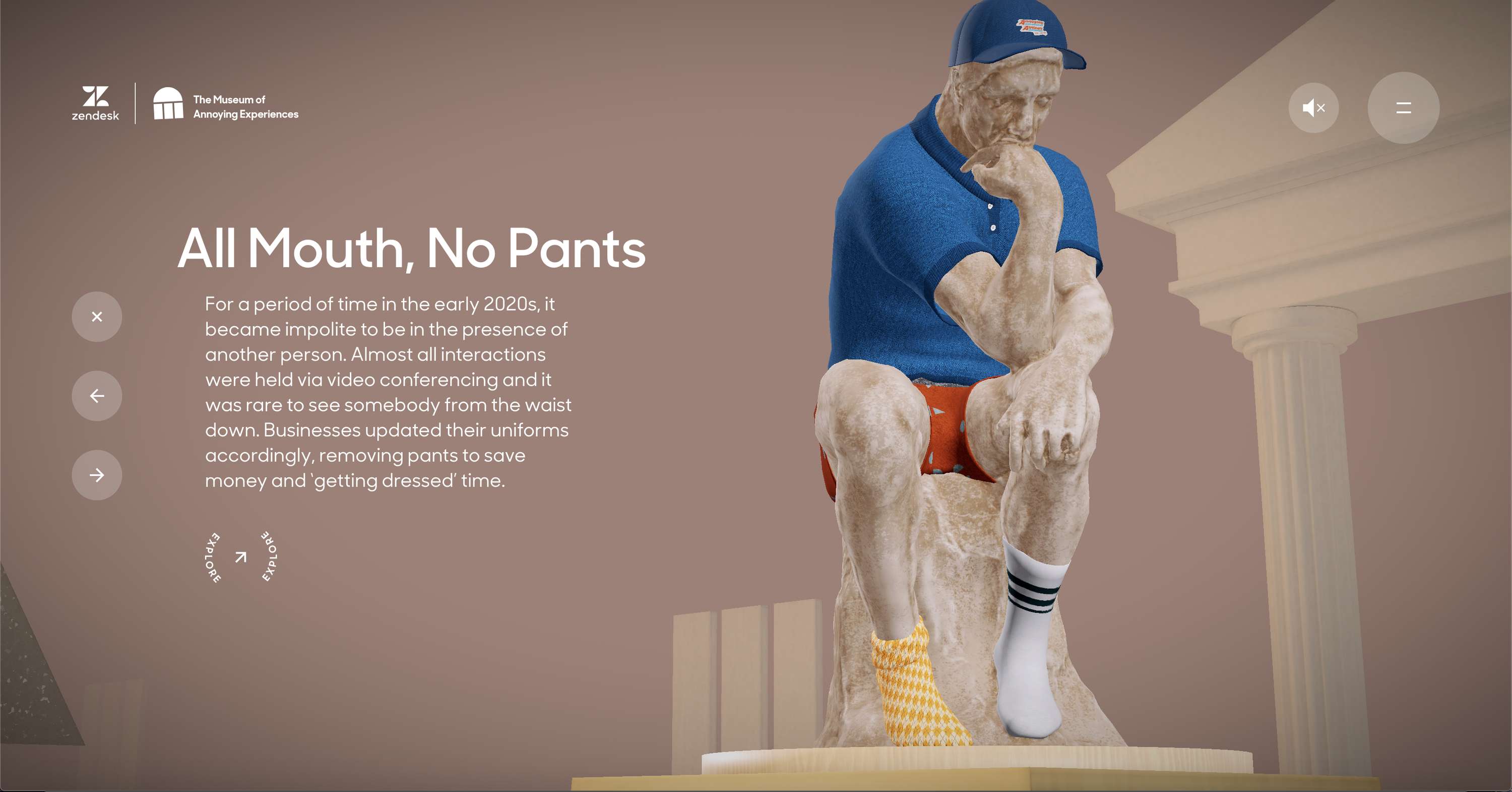 Zendesk - The Museum of Annoying Experiences by Daniel Kelly