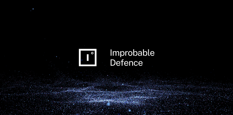 Brand design for Improbably Defence by Demi Harper