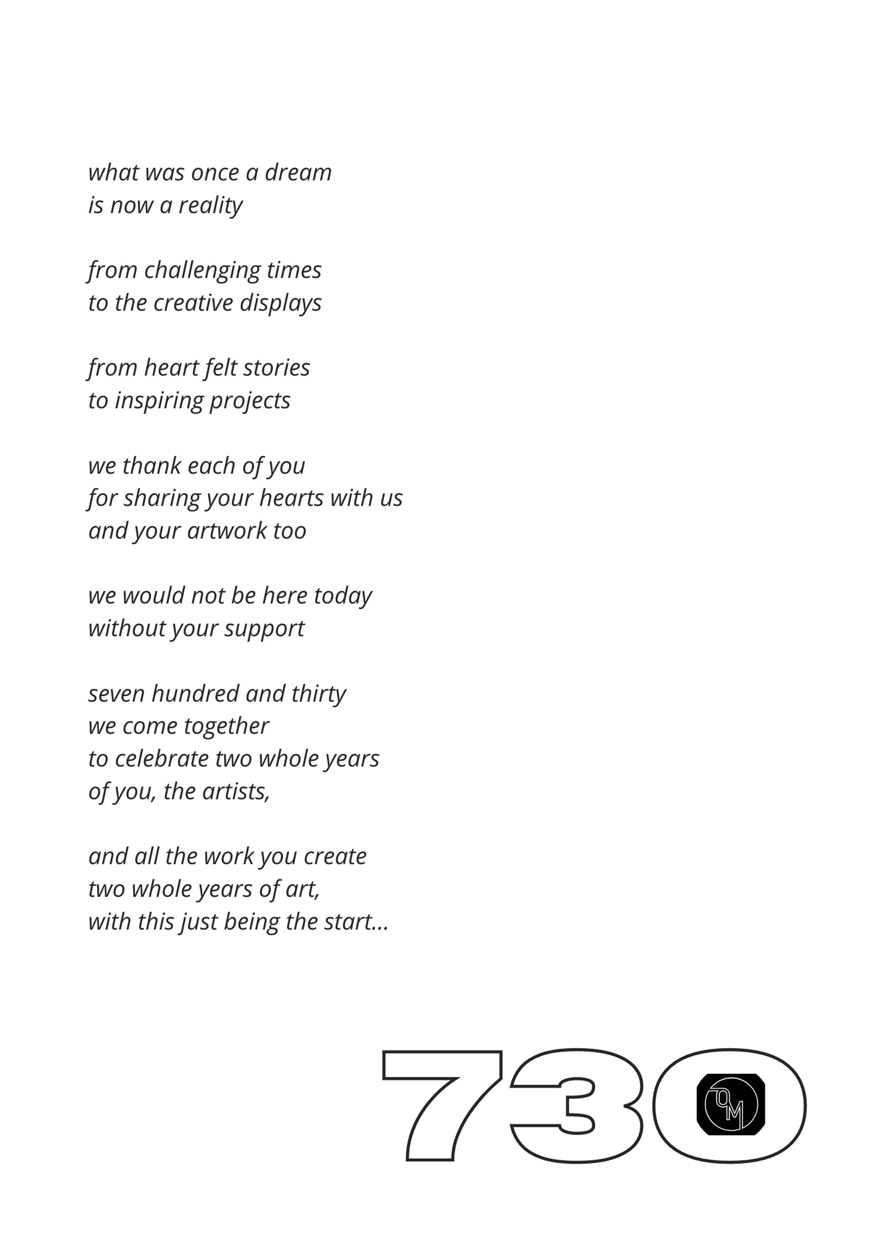 730 - Open Call Submission: Deadline 4th November by Original Magazine
