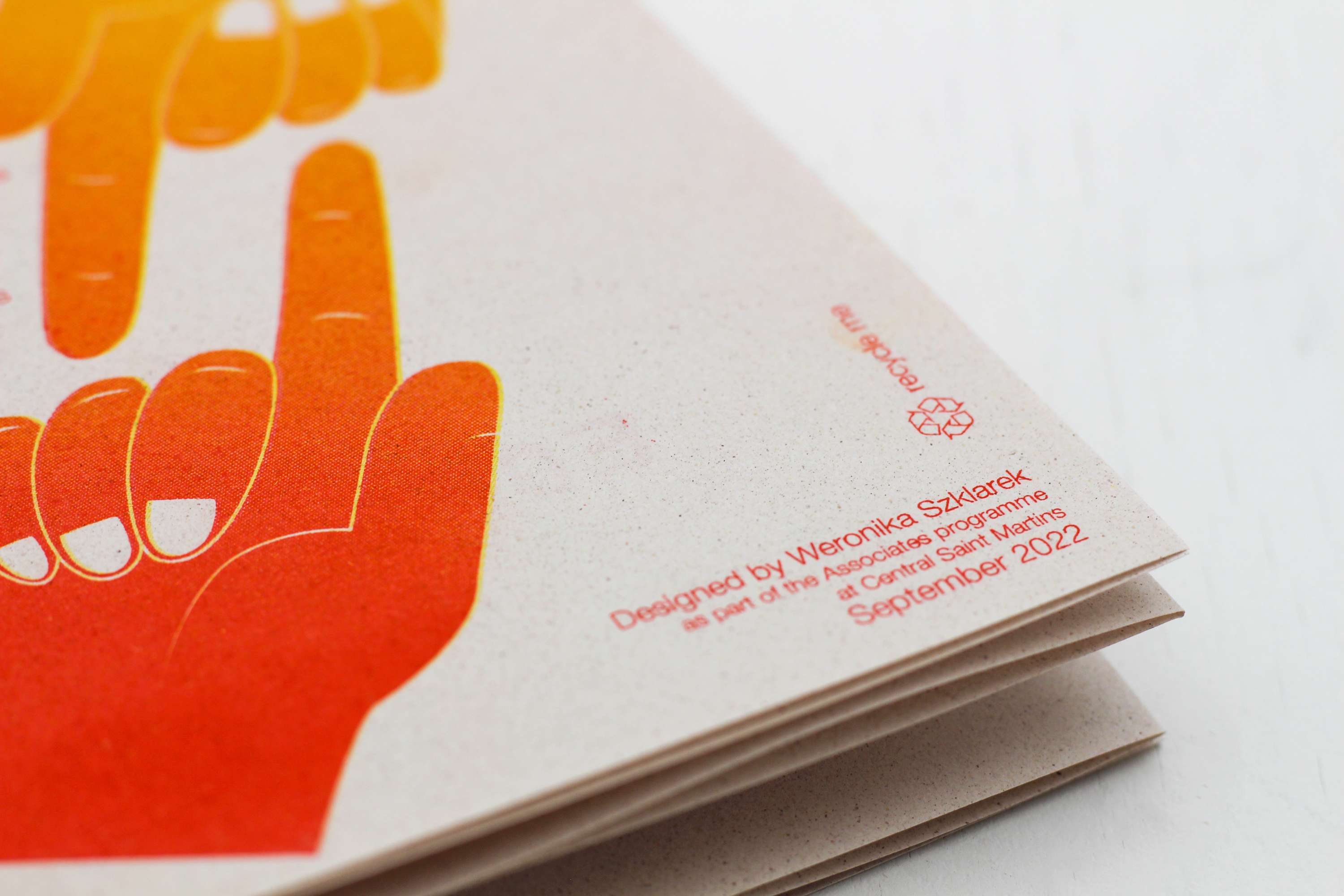 Sustainable map and wayfinding for Central Saint Martins by Weronika Szklarek