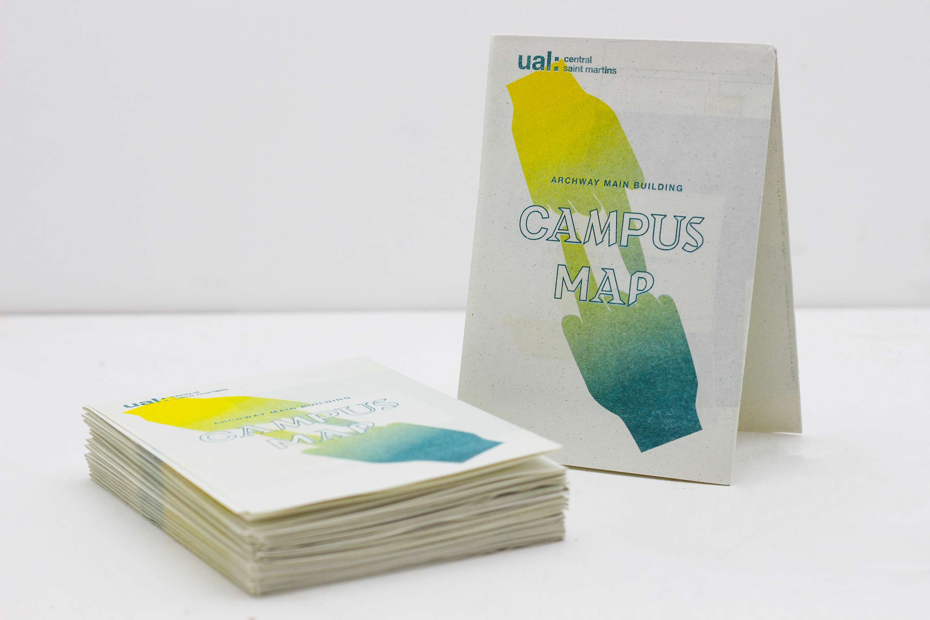 Sustainable map and wayfinding for Central Saint Martins by Weronika Szklarek
