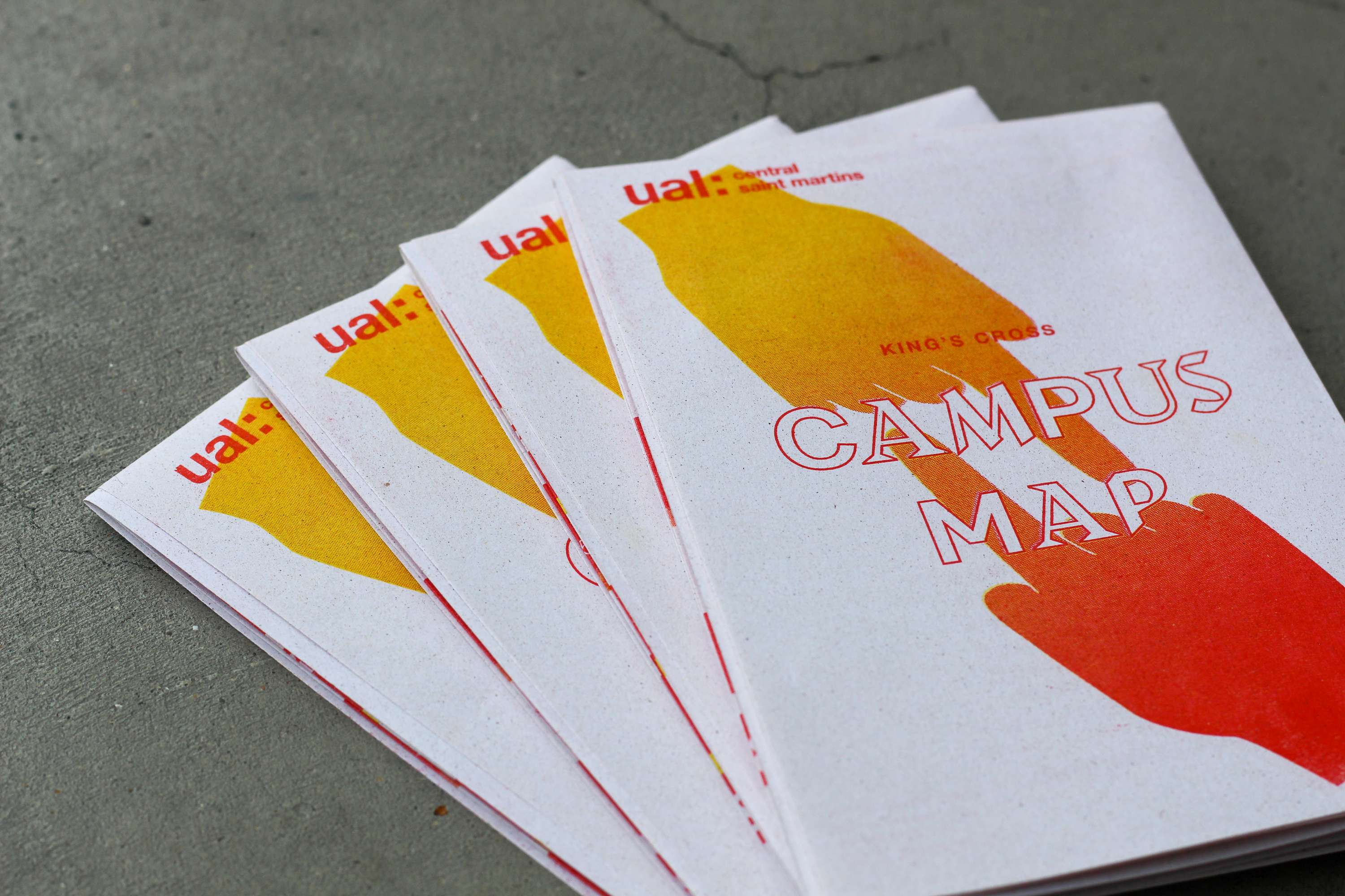 Sustainable map and wayfinding for Central Saint Martins by Weronika Szklarek