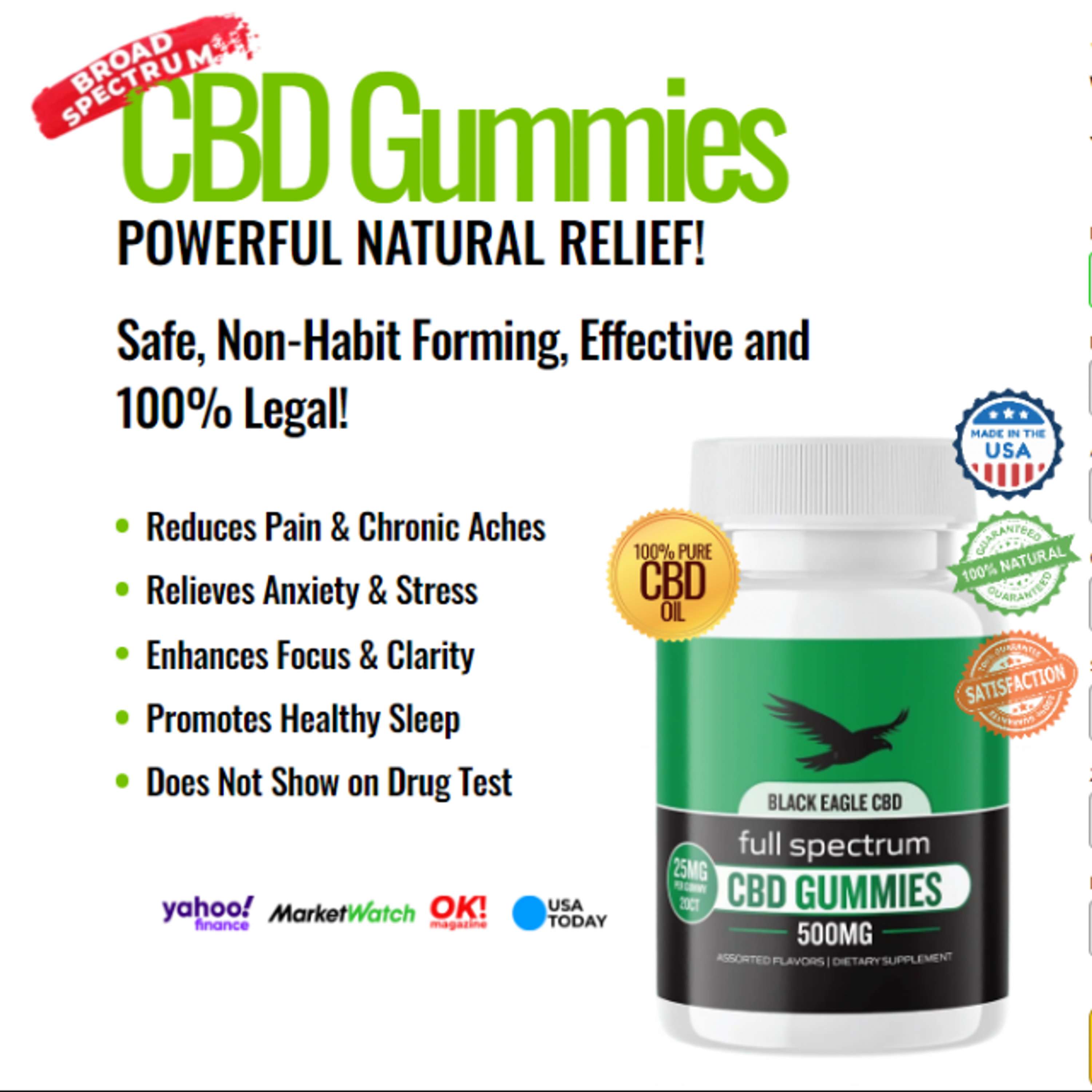 Black Eagle CBD Gummies [Shocking Truth] Know Before Buying! by george wilson