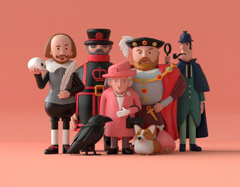 Collectable London Art Toys by Caitlin Derer