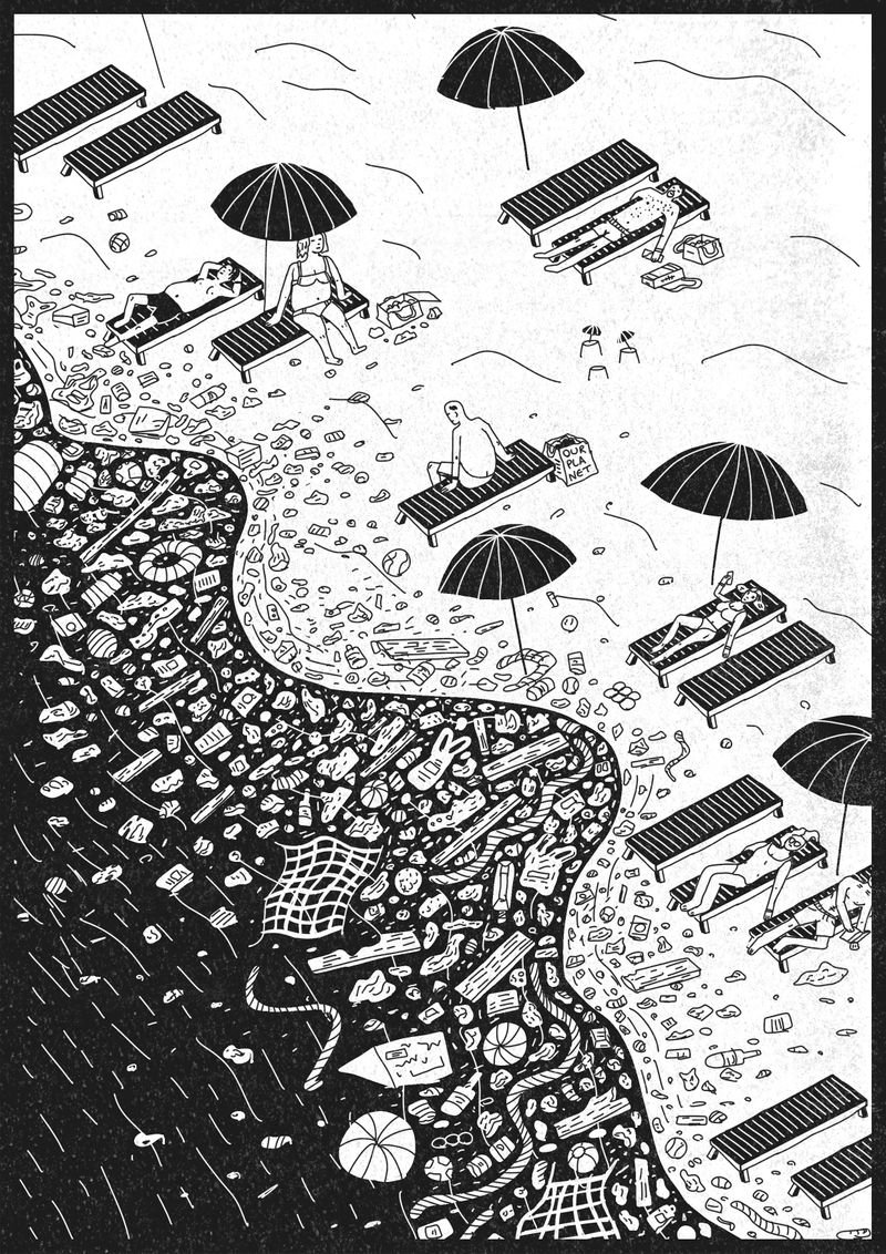 Batsford Illustration Winner 2021 - Happy days. by Liam Tooher