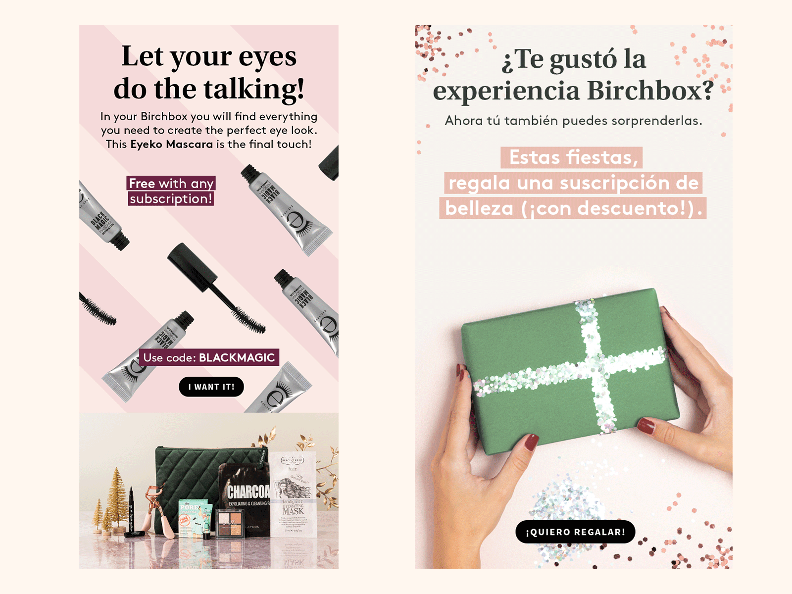 Birchbox - Newsletter Design by Santa Vinklere