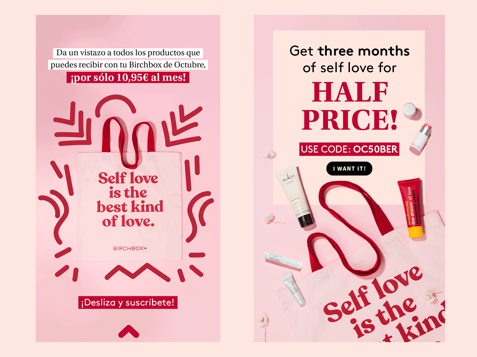 Birchbox - Newsletter Design by Santa Vinklere