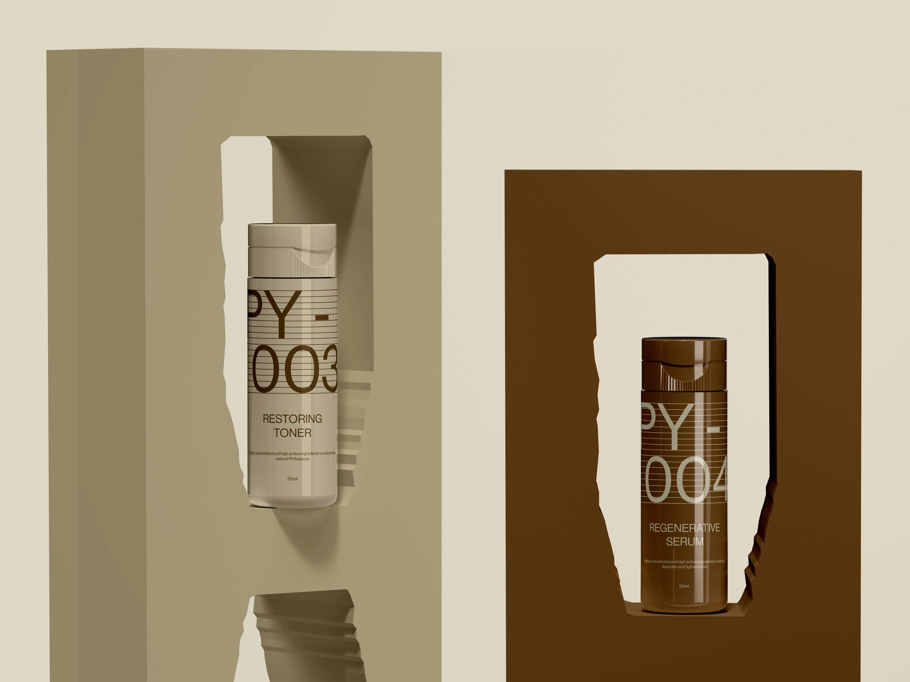 Identity and Packaging Design Concept for PY-OO Skincare by Asmah Mansur-Williams