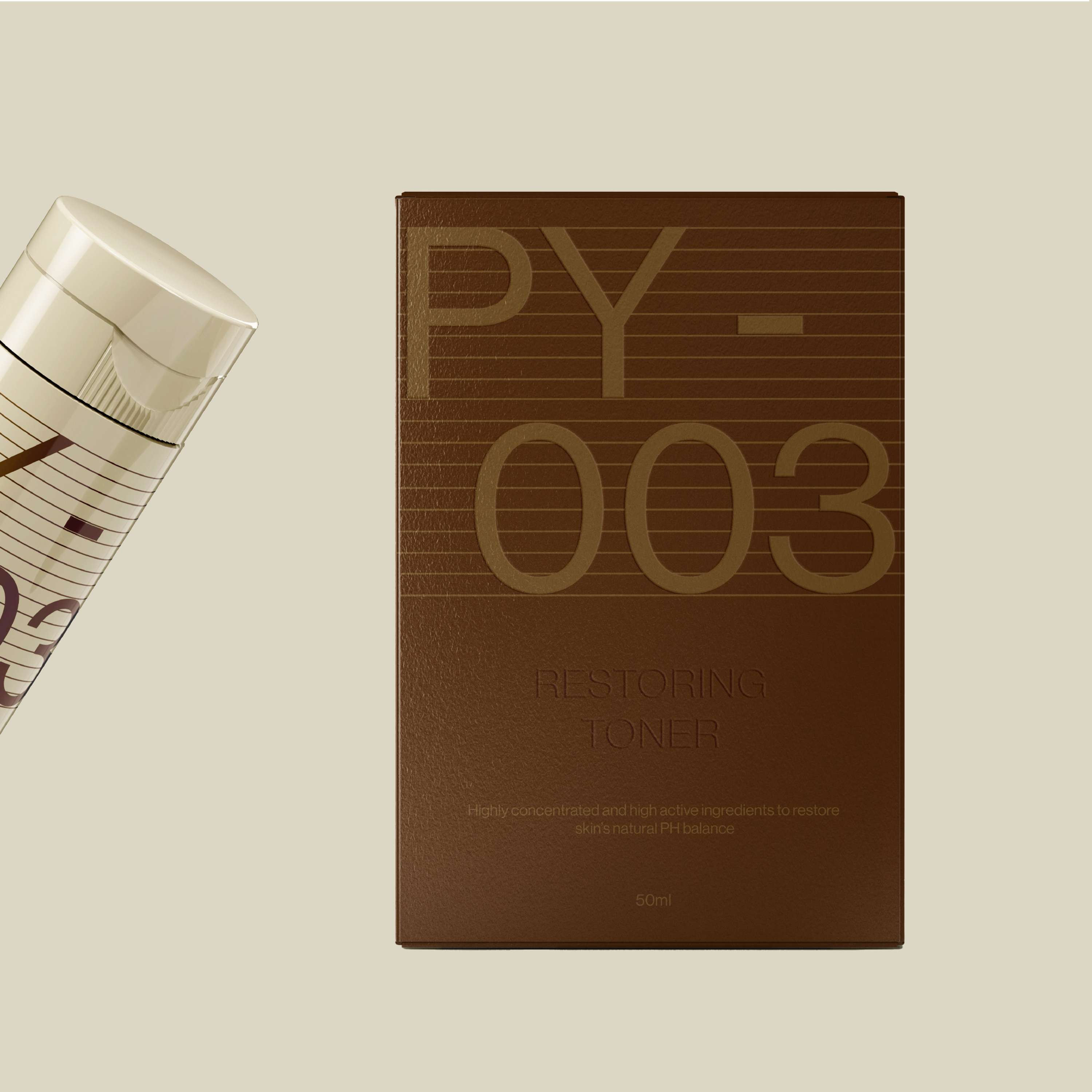 Identity and Packaging Design Concept for PY-OO Skincare by Asmah Mansur-Williams