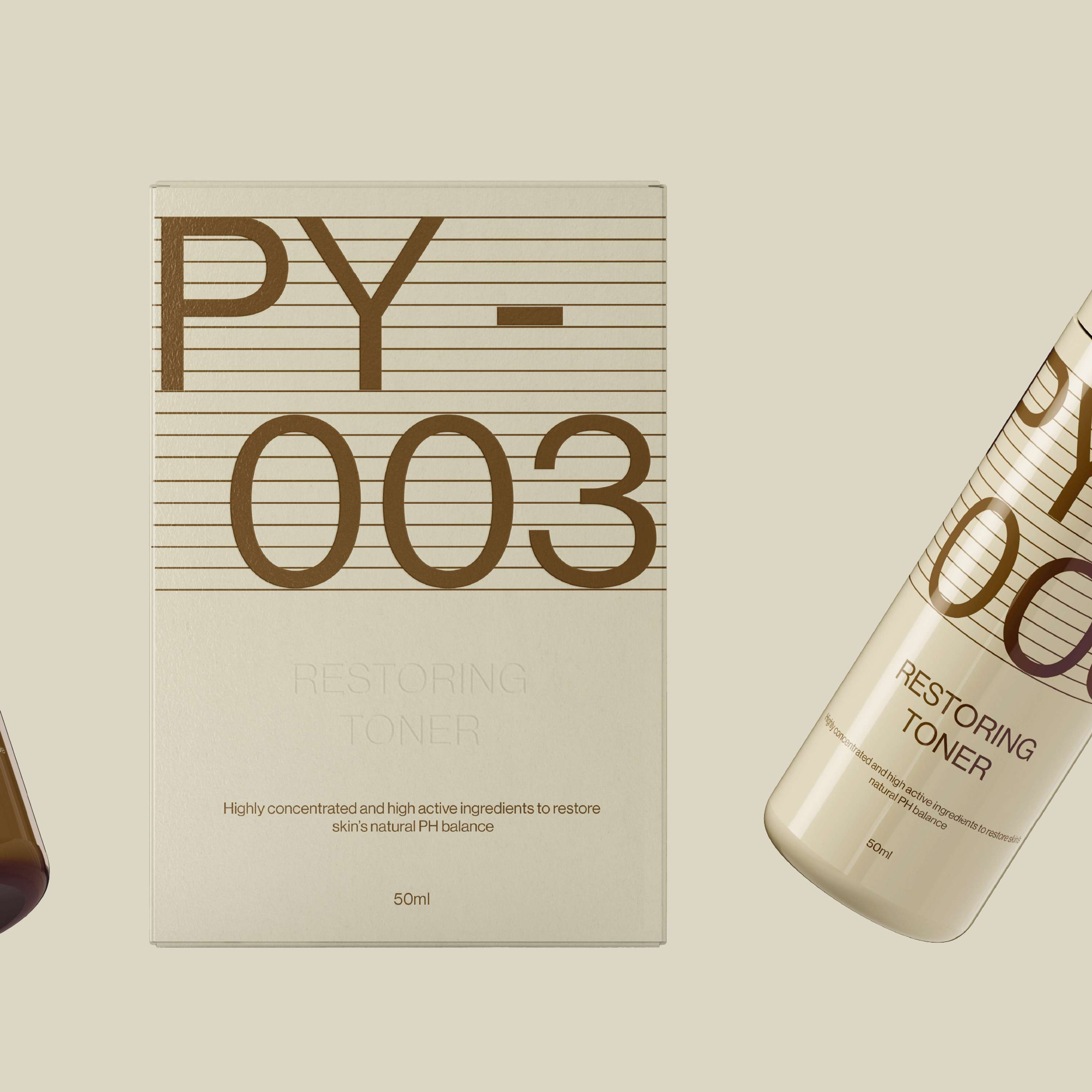 Identity and Packaging Design Concept for PY-OO Skincare by Asmah Mansur-Williams