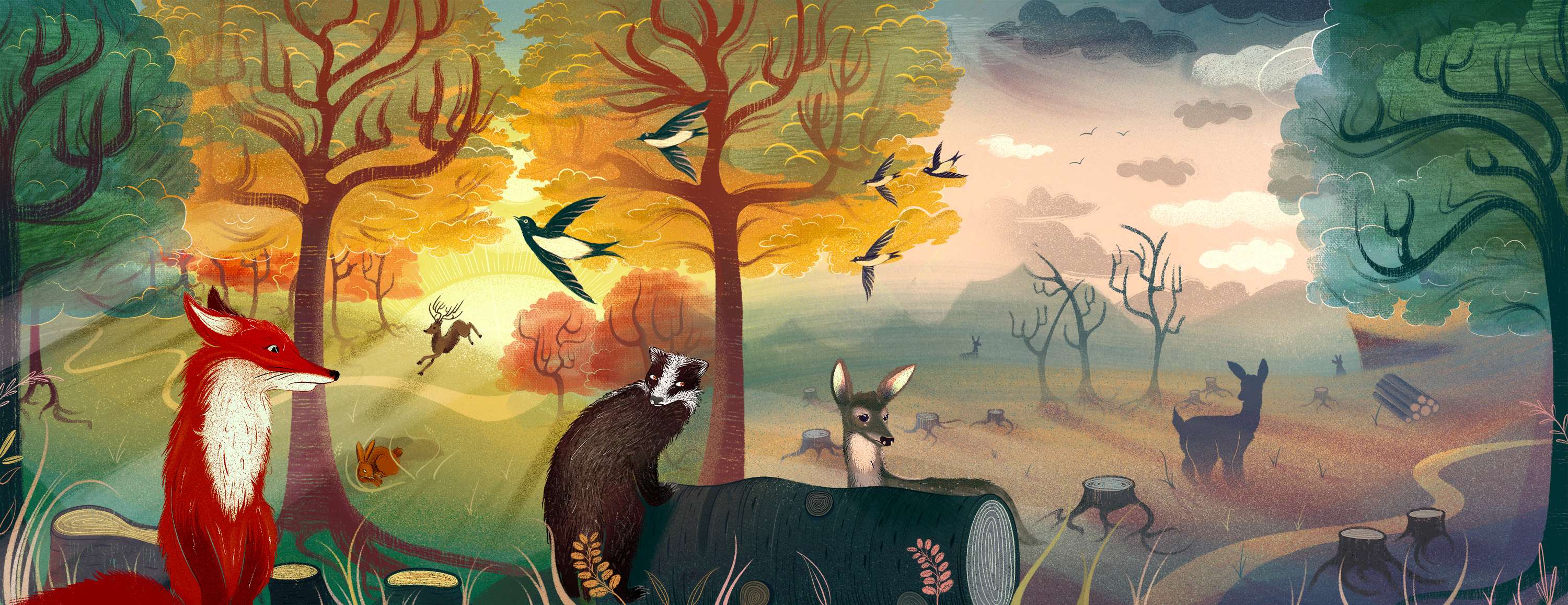 Deforestation by Kimberley Laura Walker