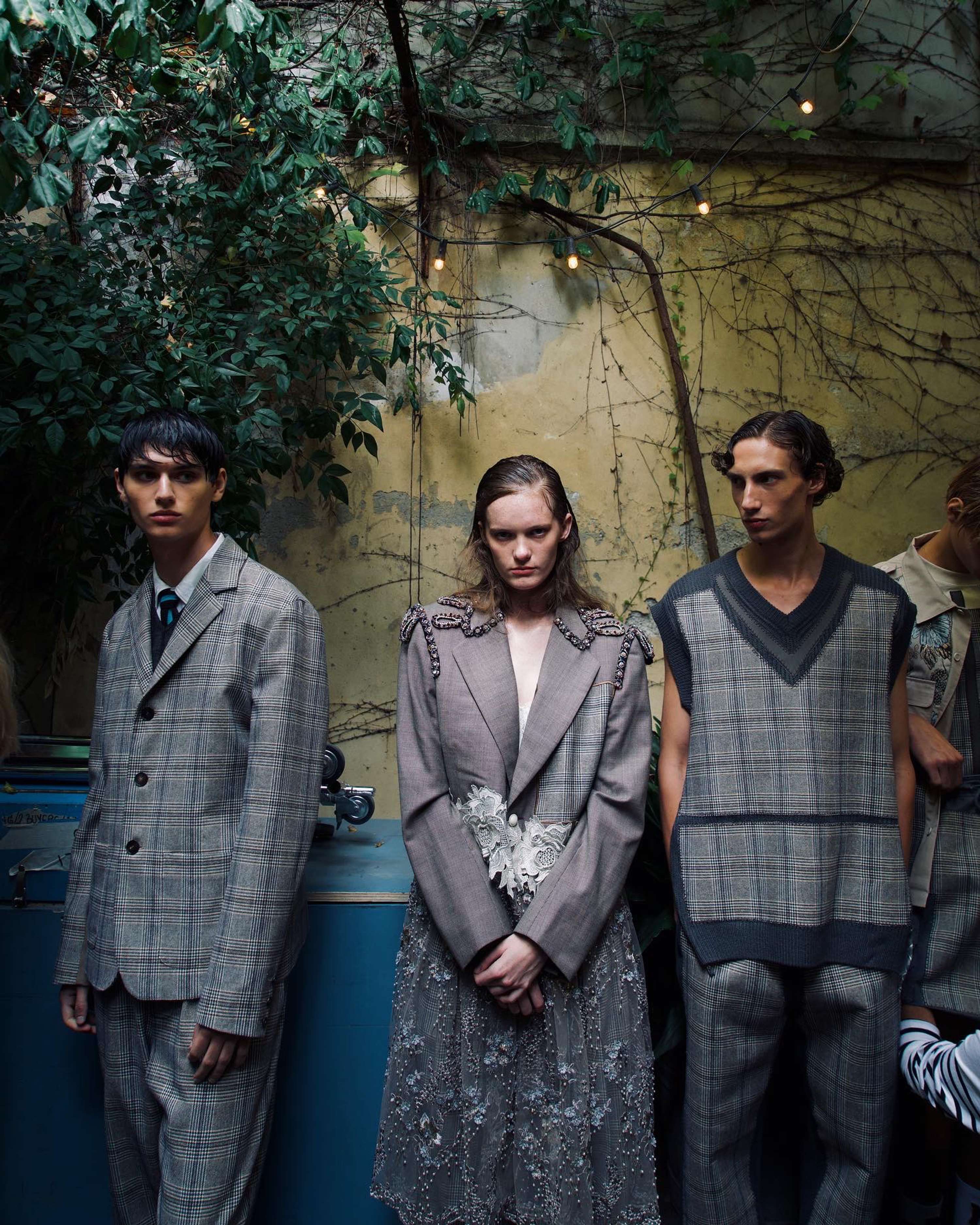 Backstage at Antonio Marras SS23 by Josh Upton