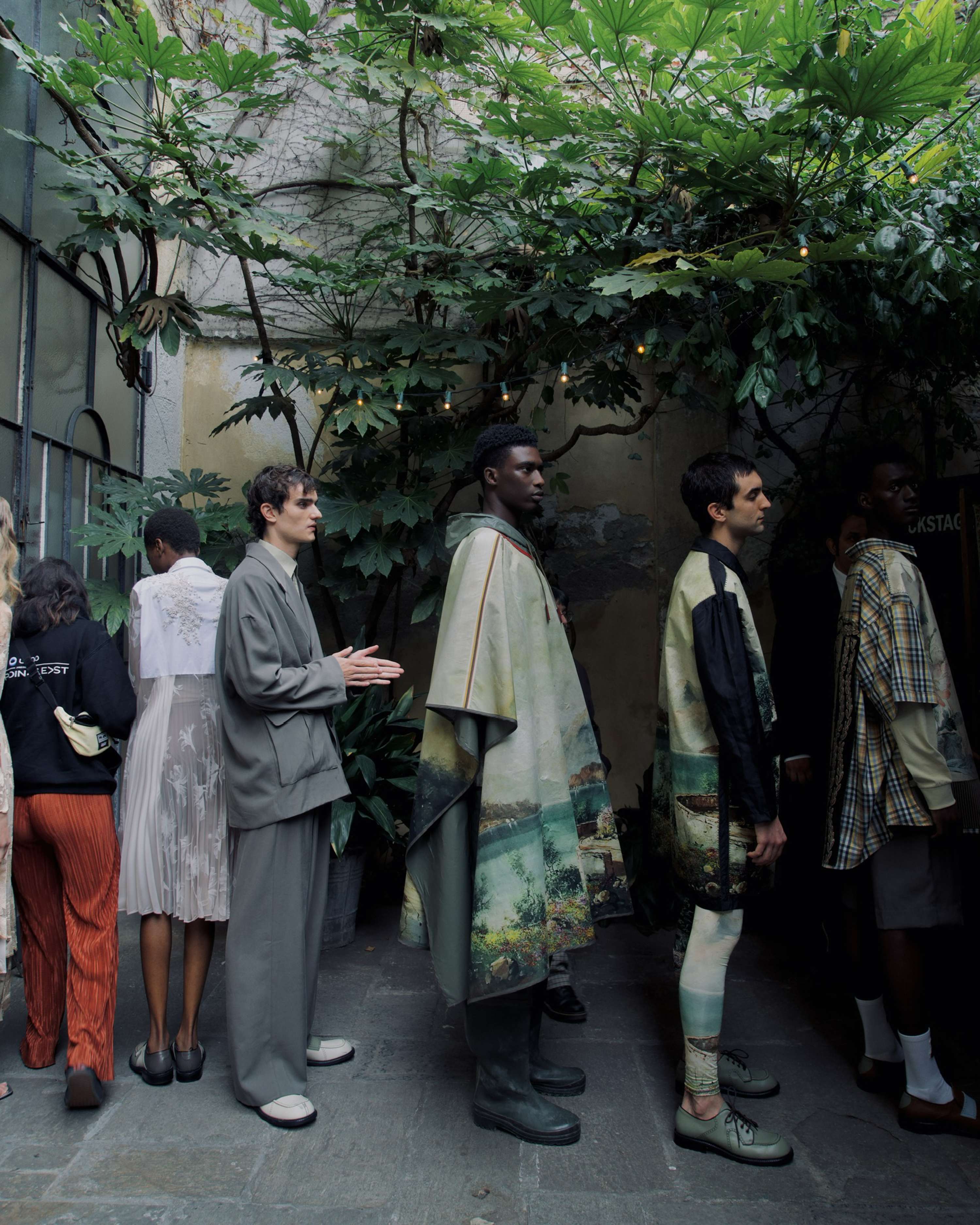 Backstage at Antonio Marras SS23 by Josh Upton