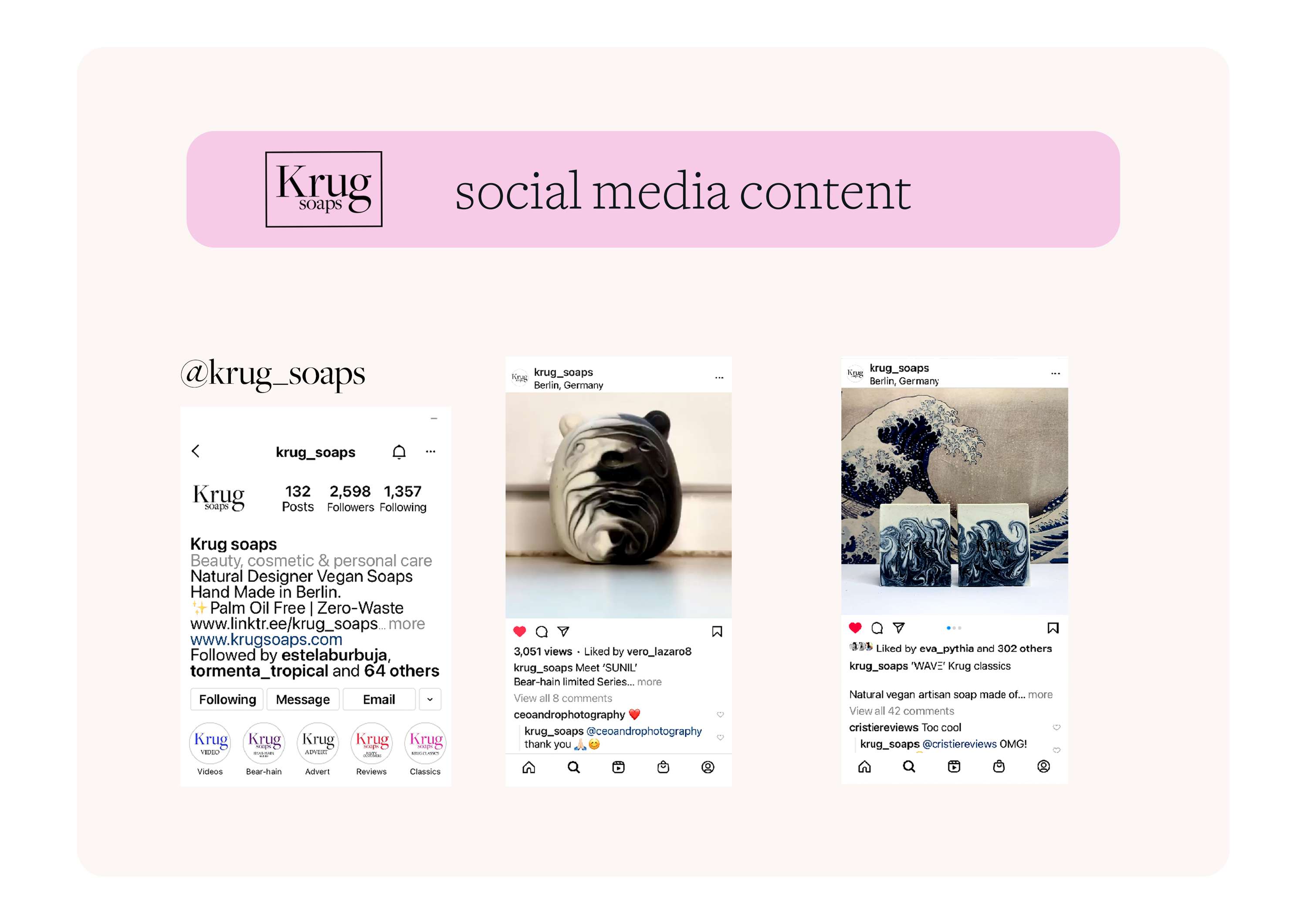 Krug soaps Berlin - www.krugsoaps.com by Dalida Kibir
