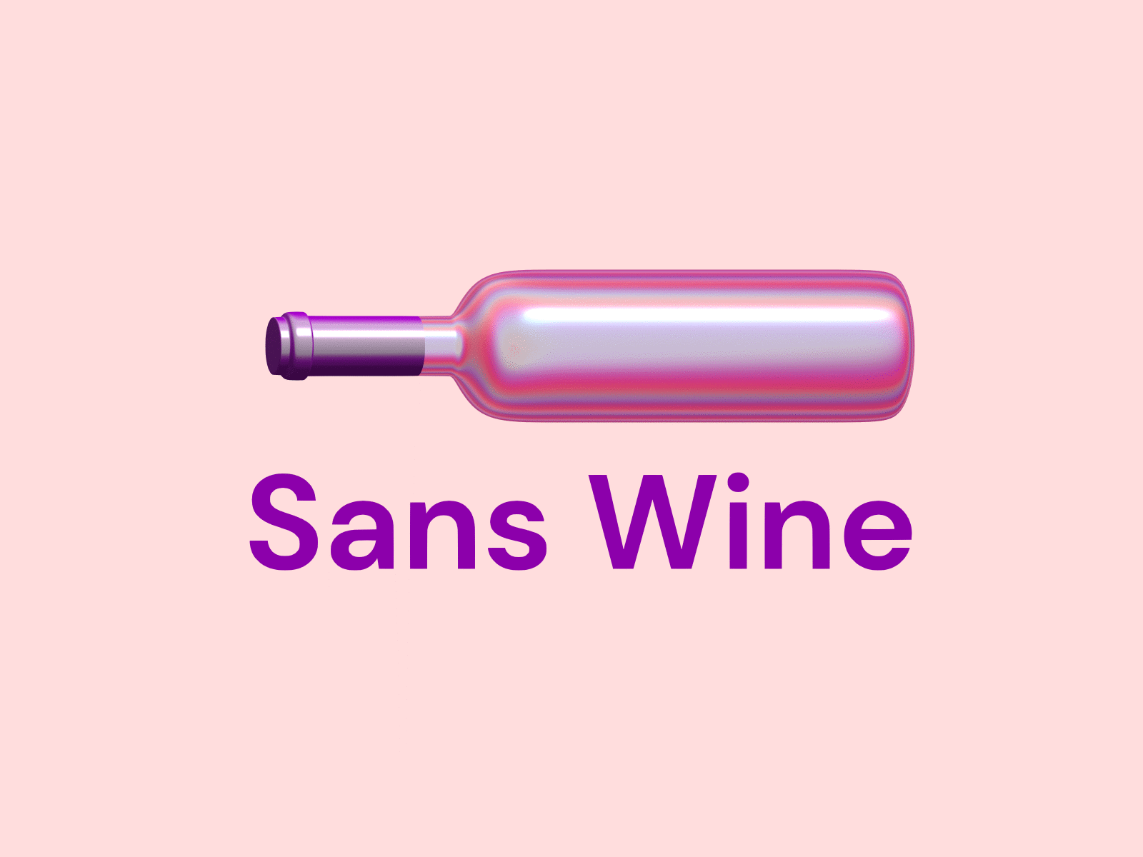 Sans Wine by Adrian Van Cooten