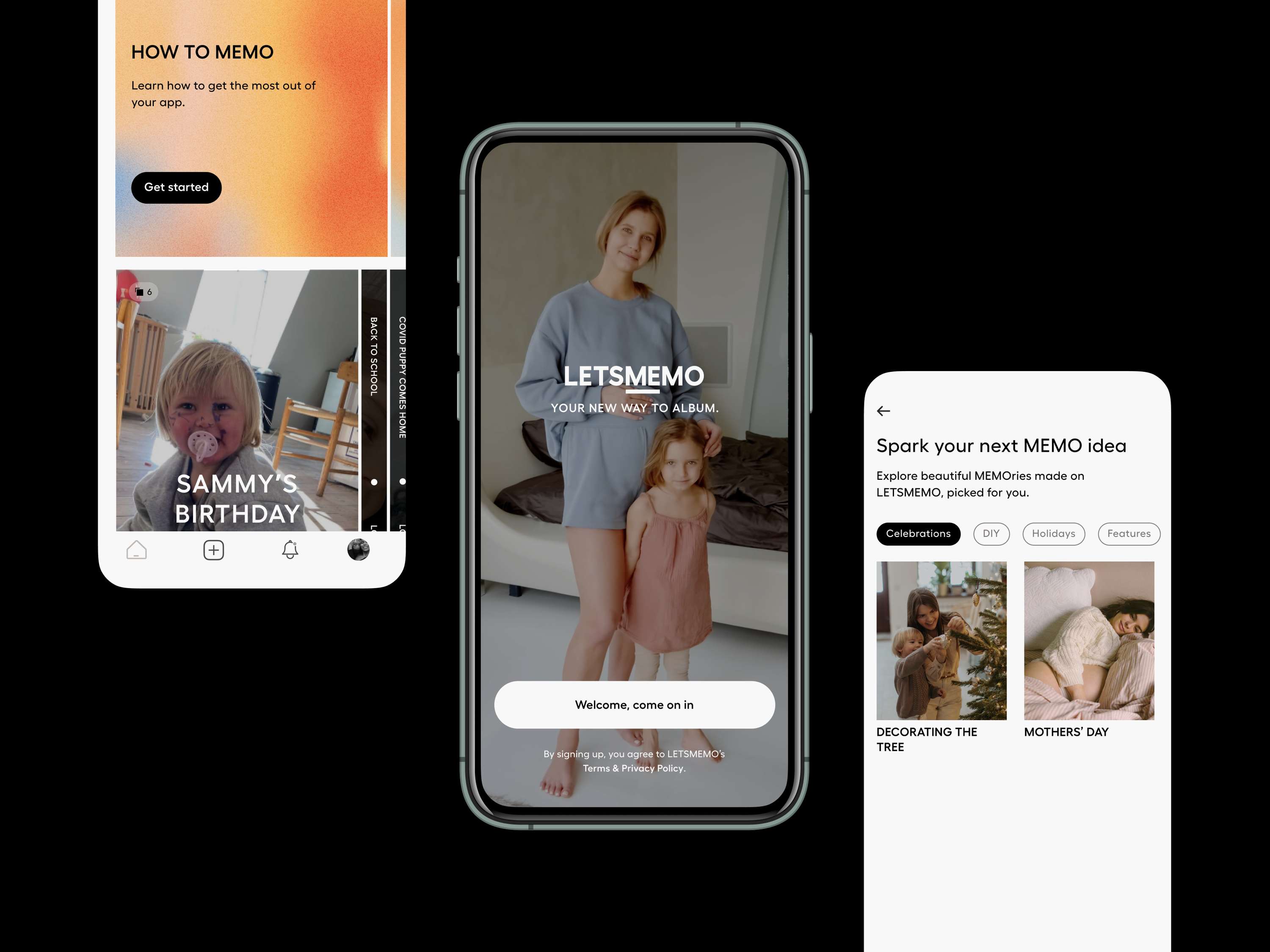 LETSMEMO – mobile app launch & redesign by Marcelina Stempak