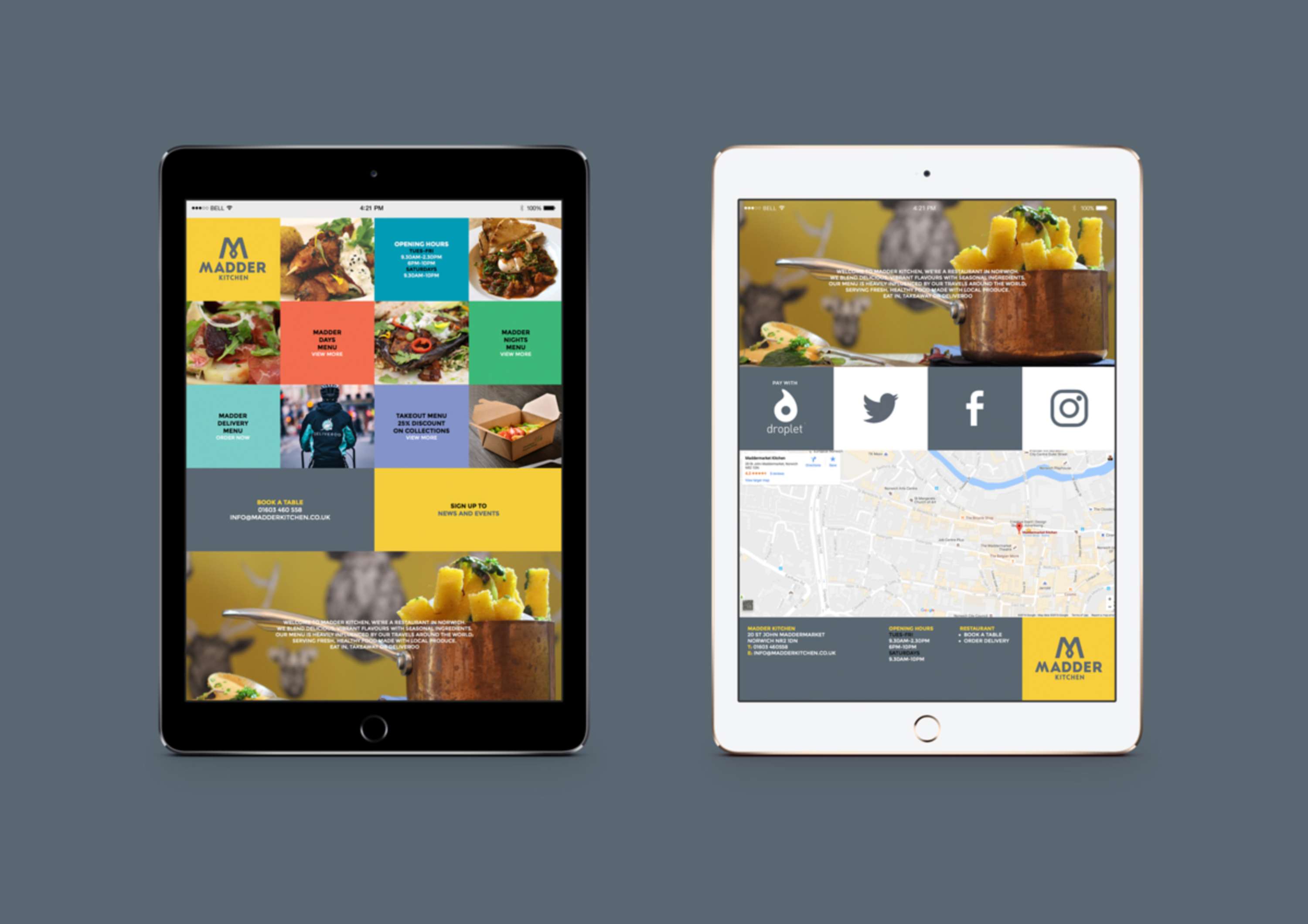 Restaurant Branding and Website Design by Rob Wilkes