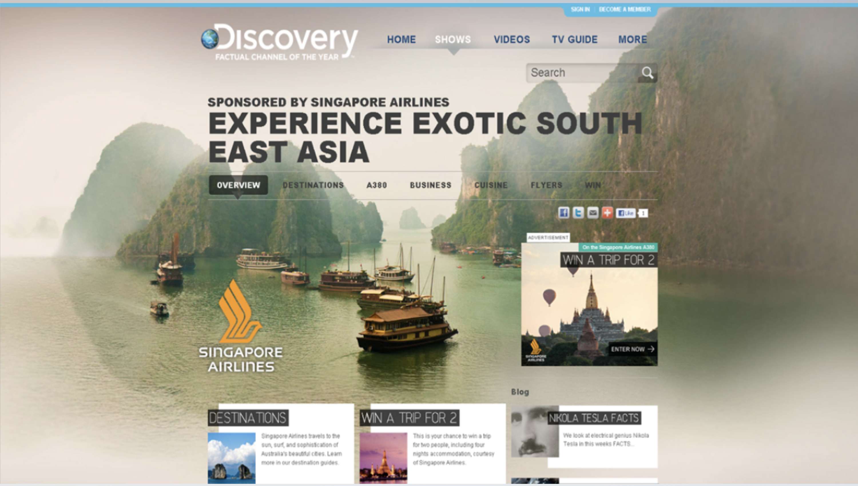 Discovery Channel Digital Platform by Nicholas Stephens