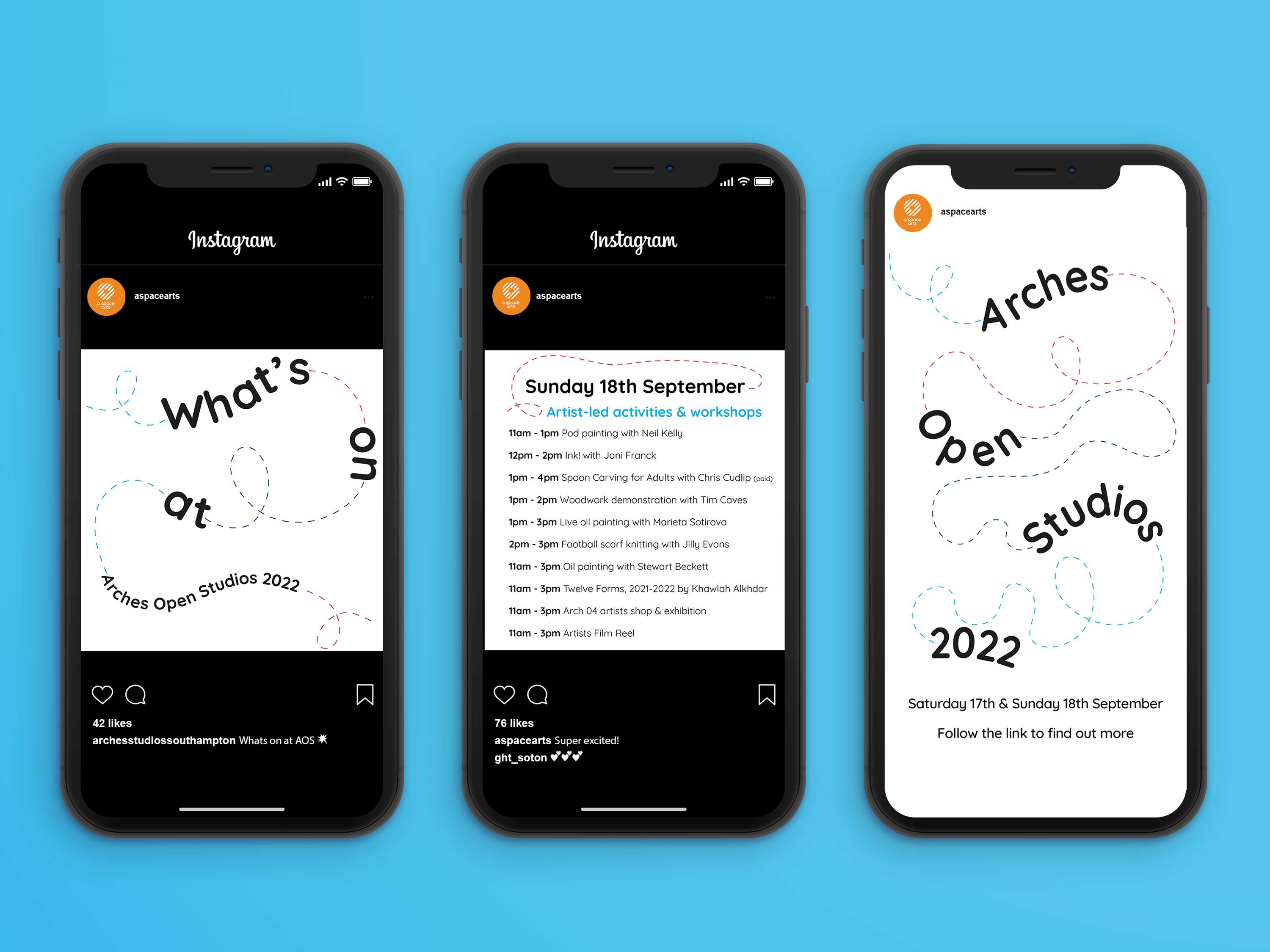 Arches Open Studios 2022 - Branding & Identity by Kirstie Banks