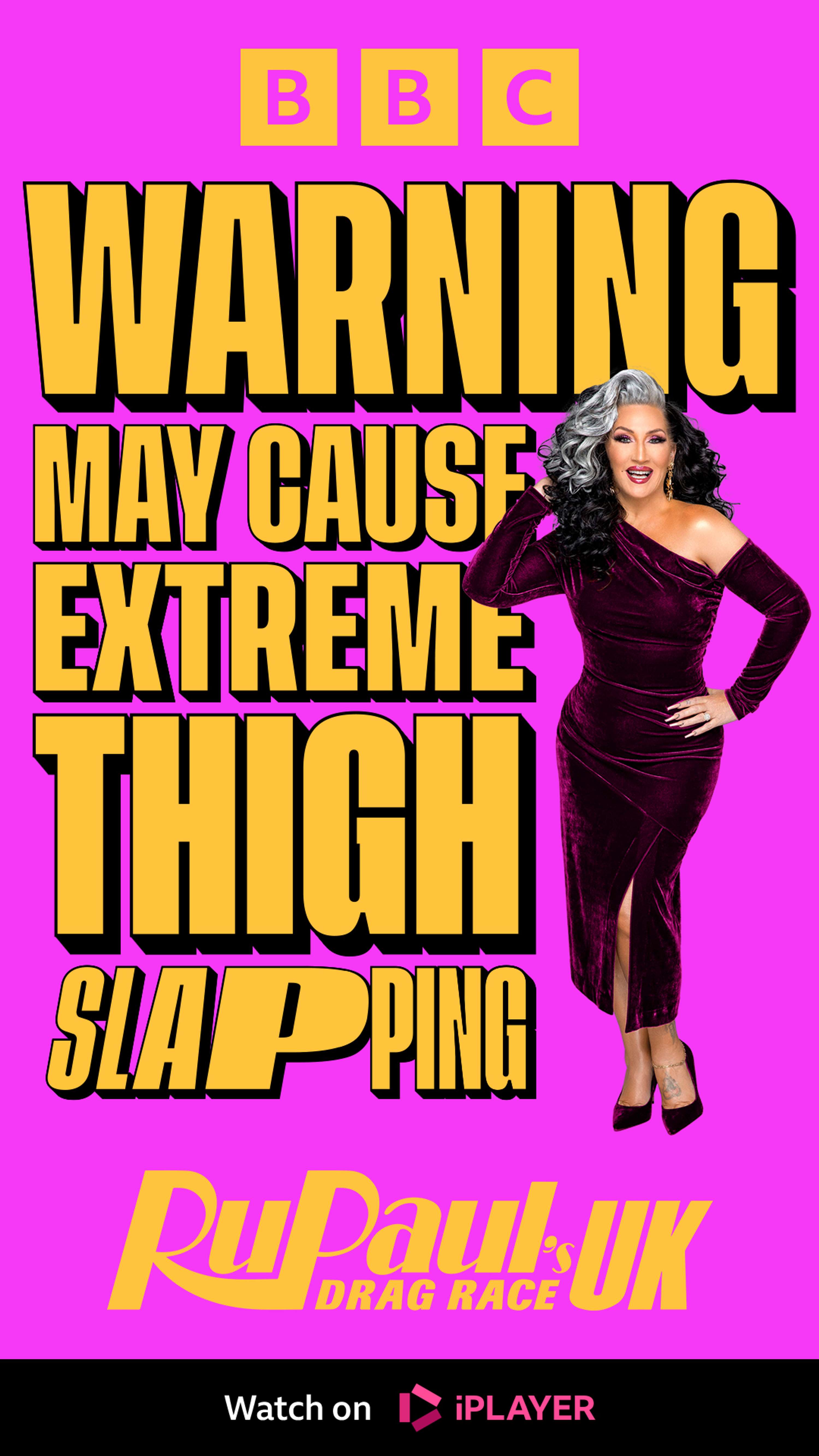 BBC Three Ru Pauls Drag Race S4 OOH Campaign by Ellie Stanton