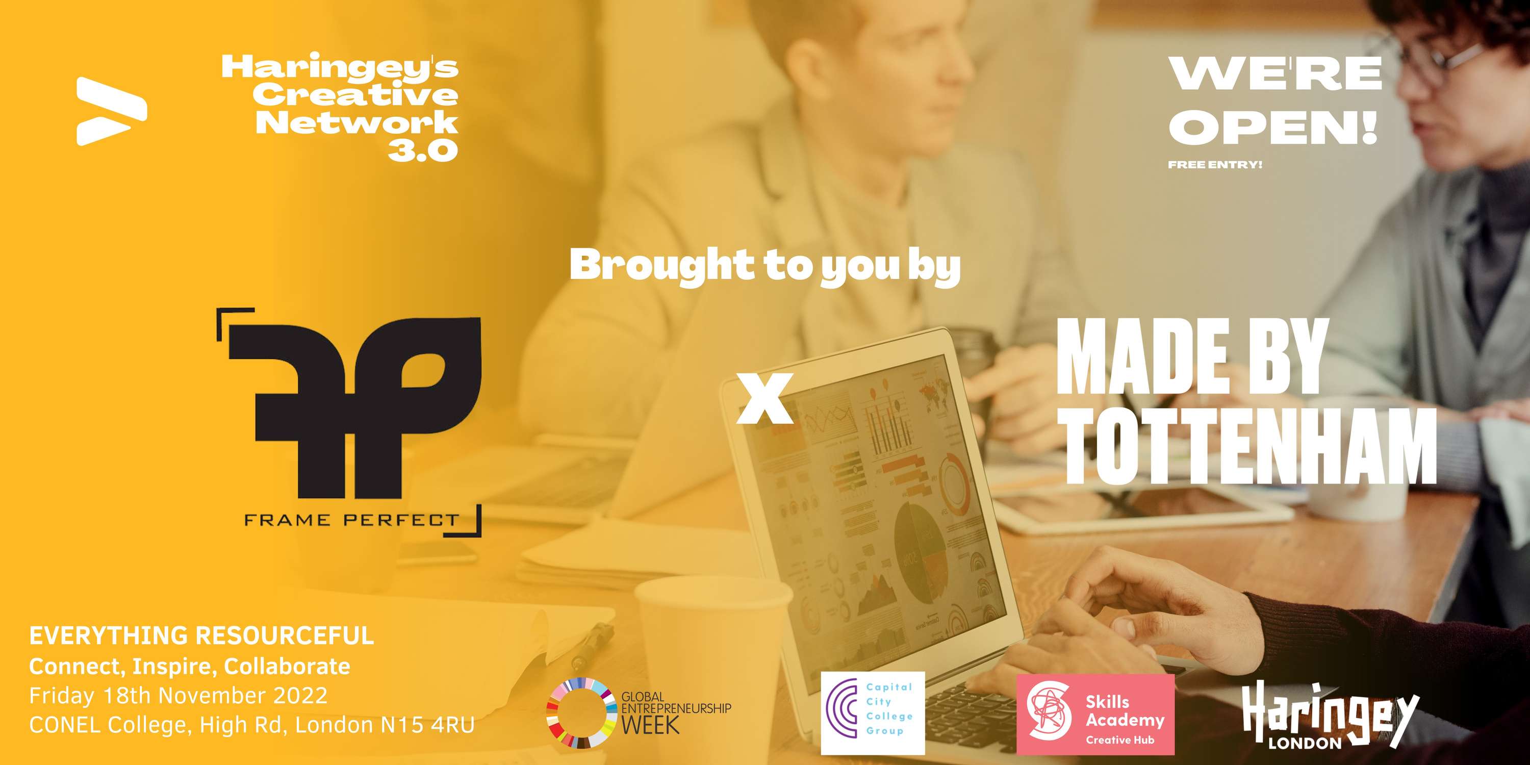 HARINGEY'S CREATIVE NETWORK 3.0 by Frame Perfect, The Collective