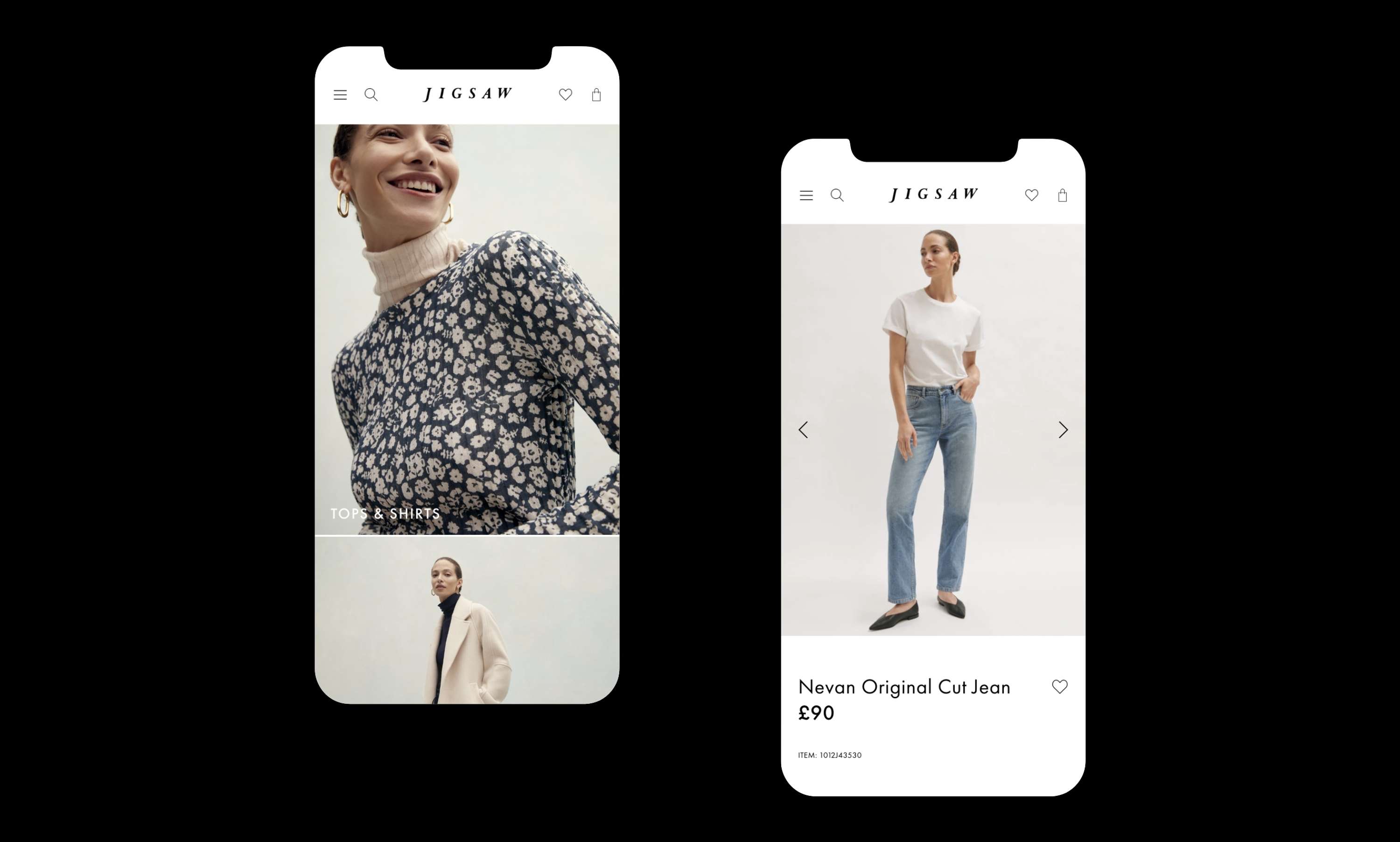 JIGSAW — Website Re-design (UI) by Fiona Barnes