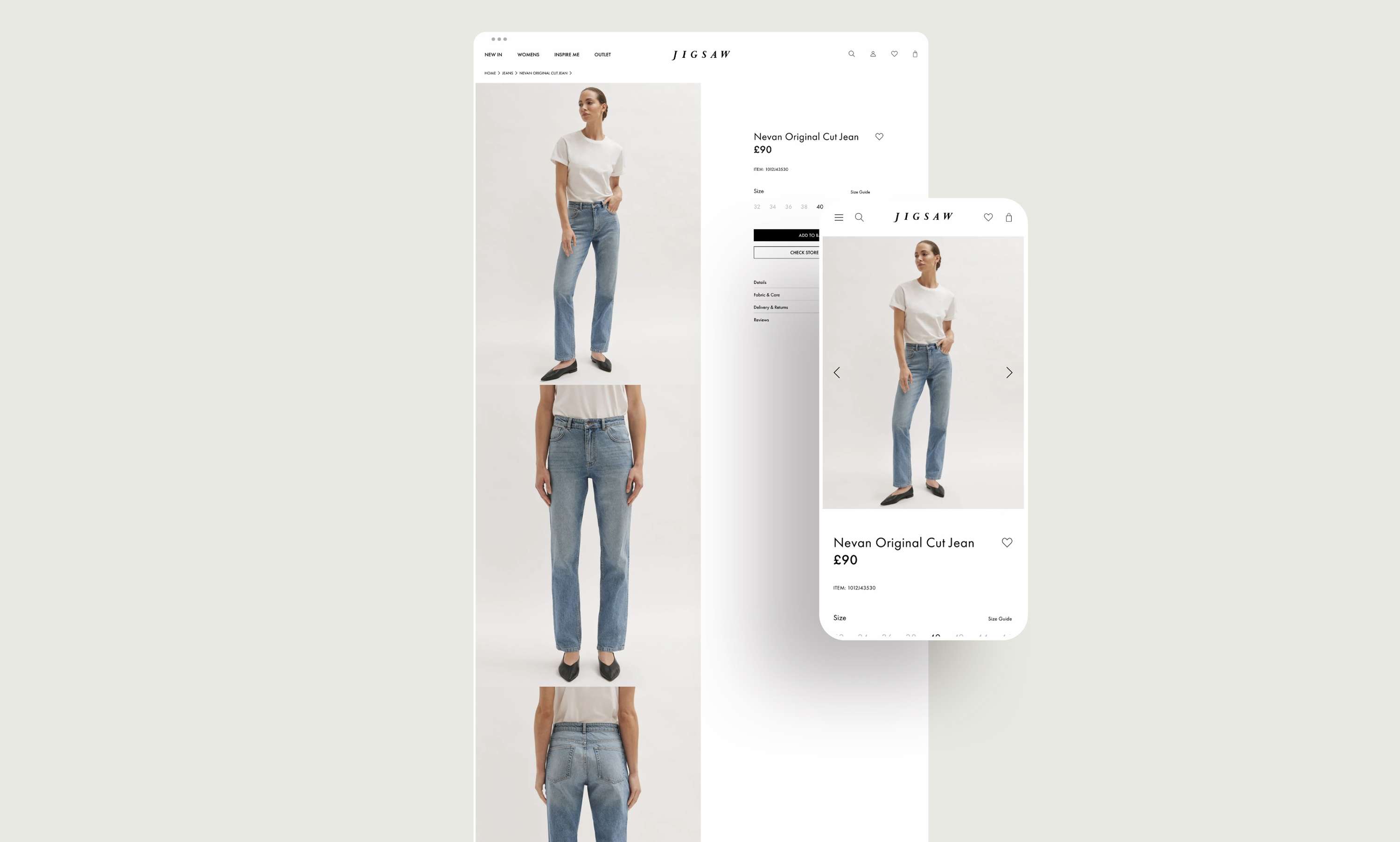 JIGSAW — Website Re-design (UI) by Fiona Barnes