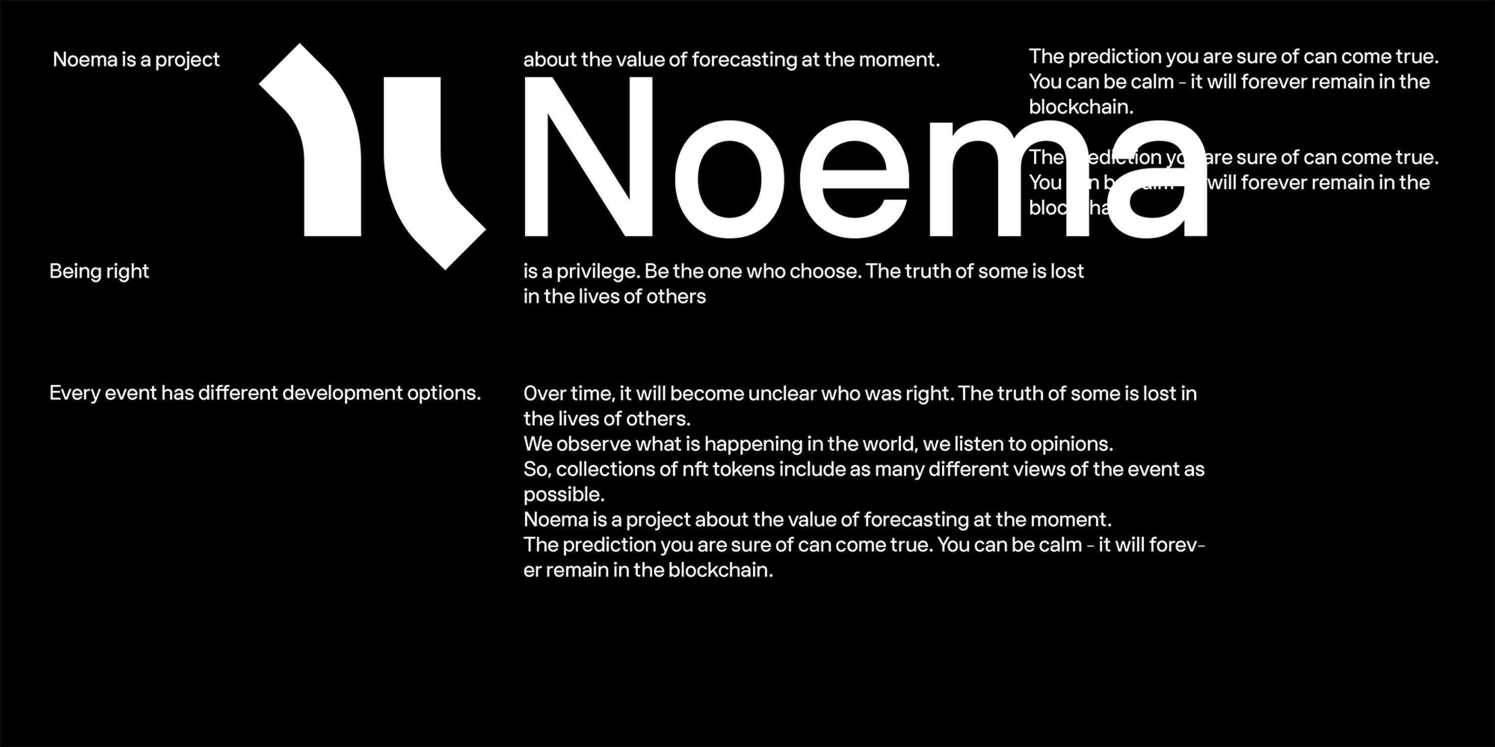 Noema Project by Radmir Volk
