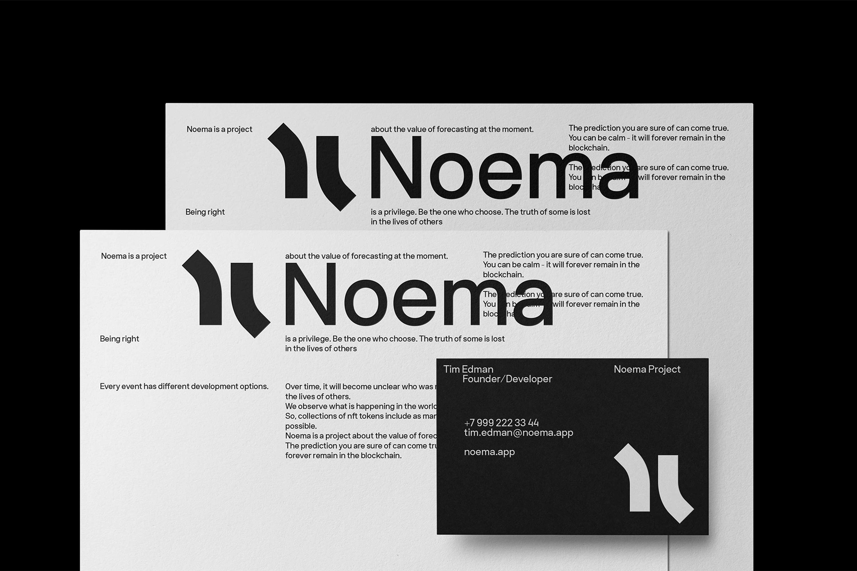 Noema Project by Radmir Volk