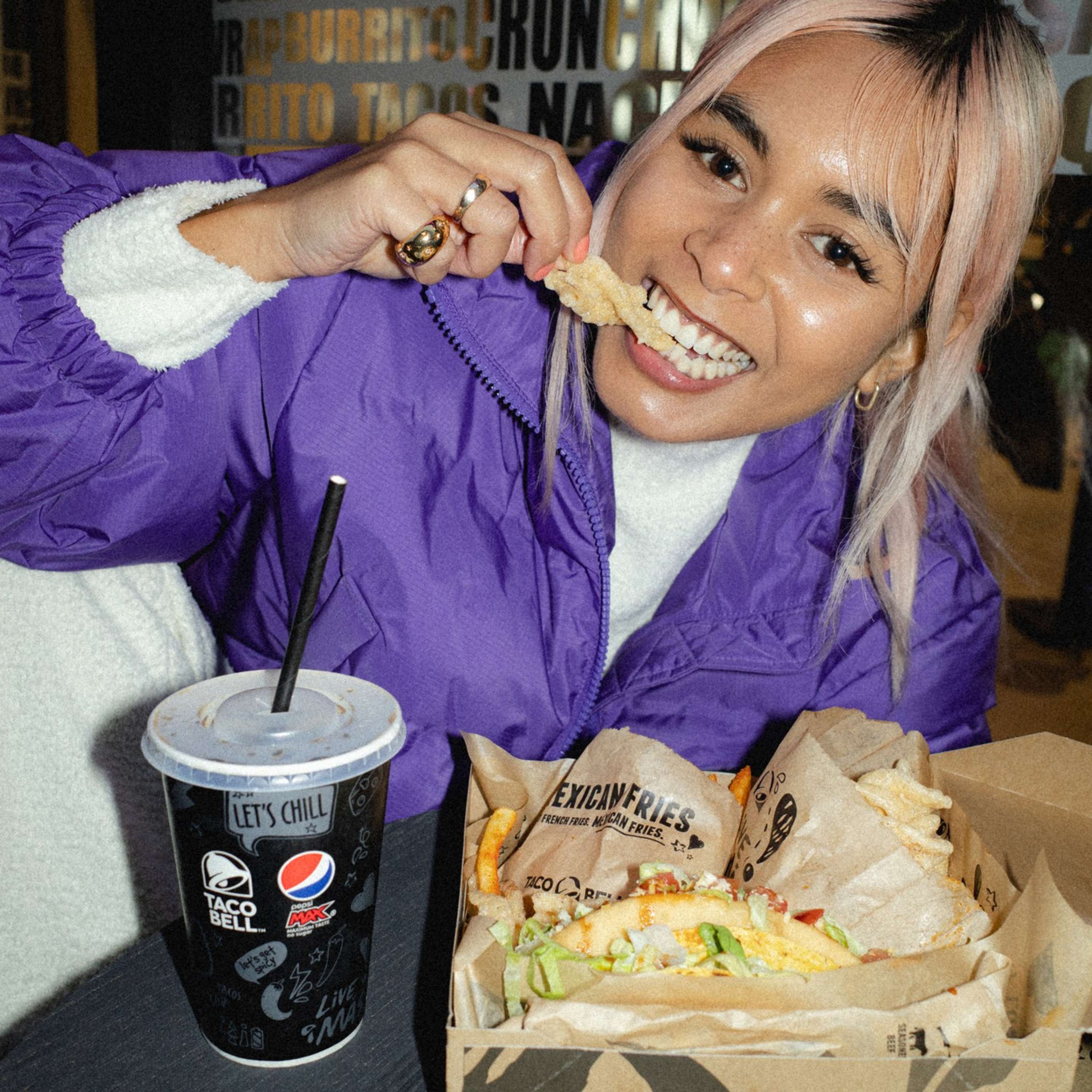 Taco Bell content creation by Mayfield Ngondonga