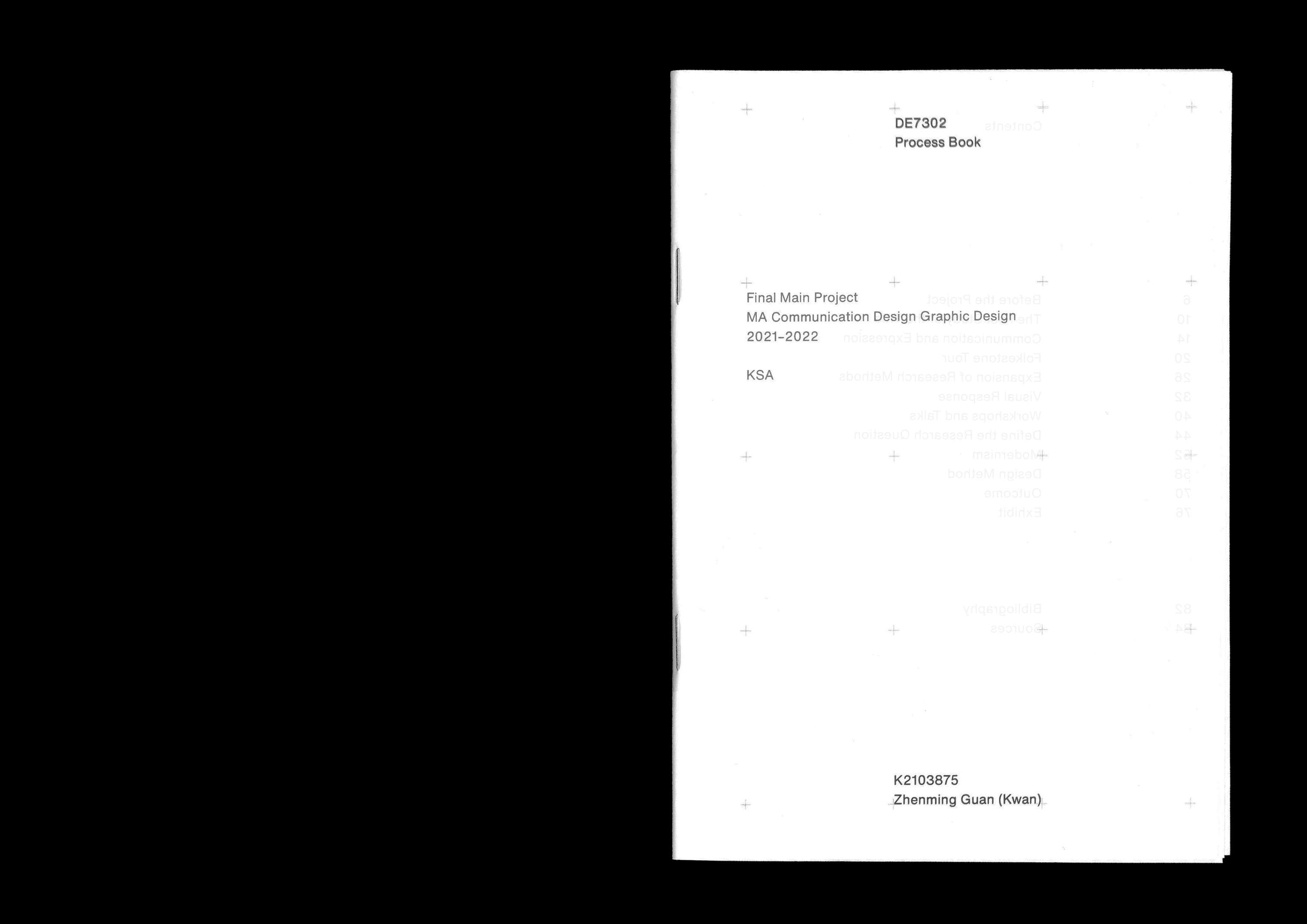 Process Books by Zhenming Guan