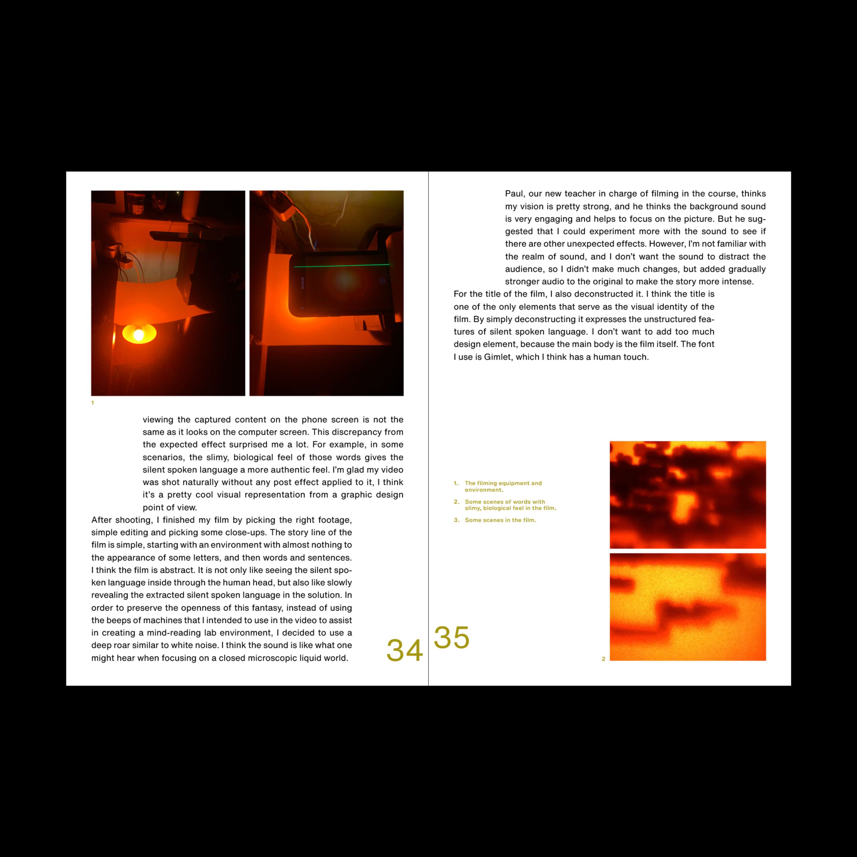 Process Books by Zhenming Guan