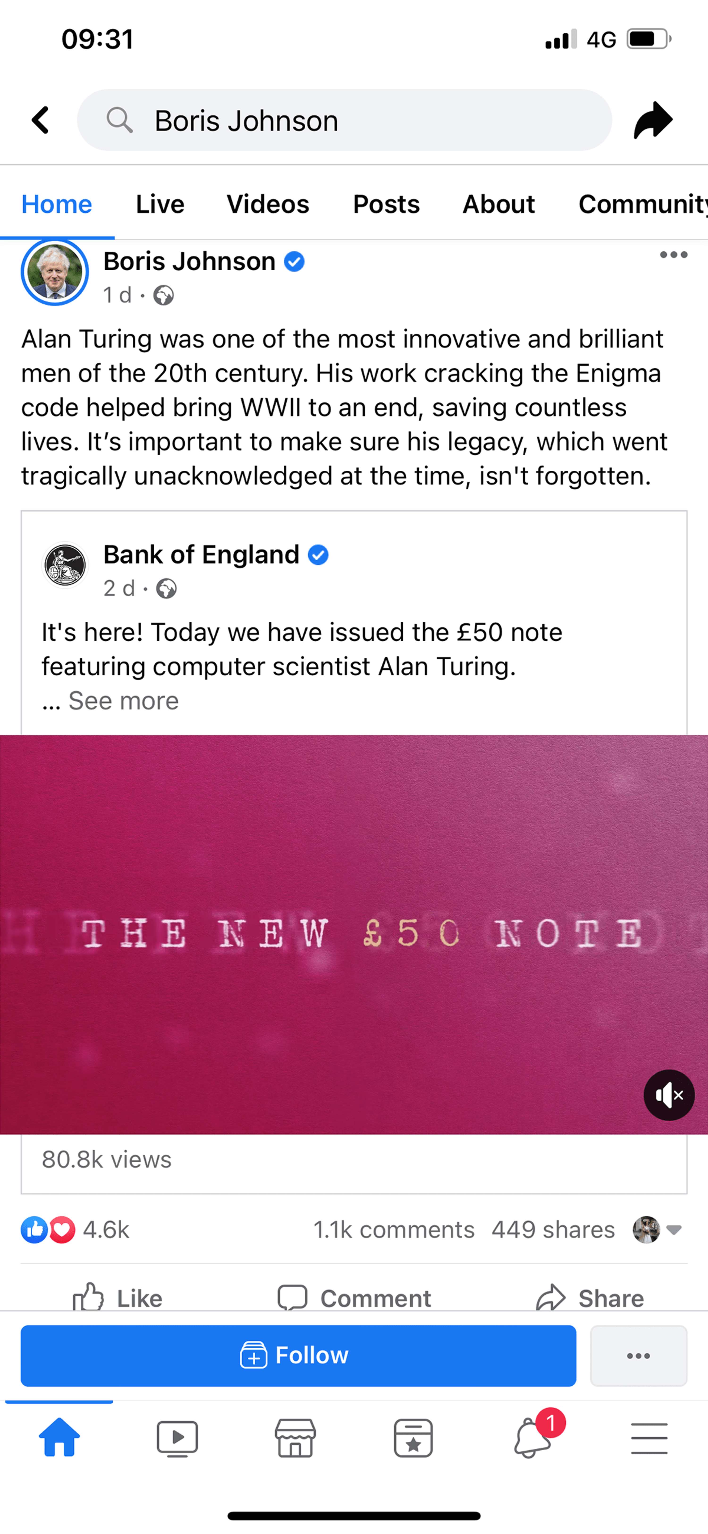The new £50 note revealed - Alan Turing by Emma Youell