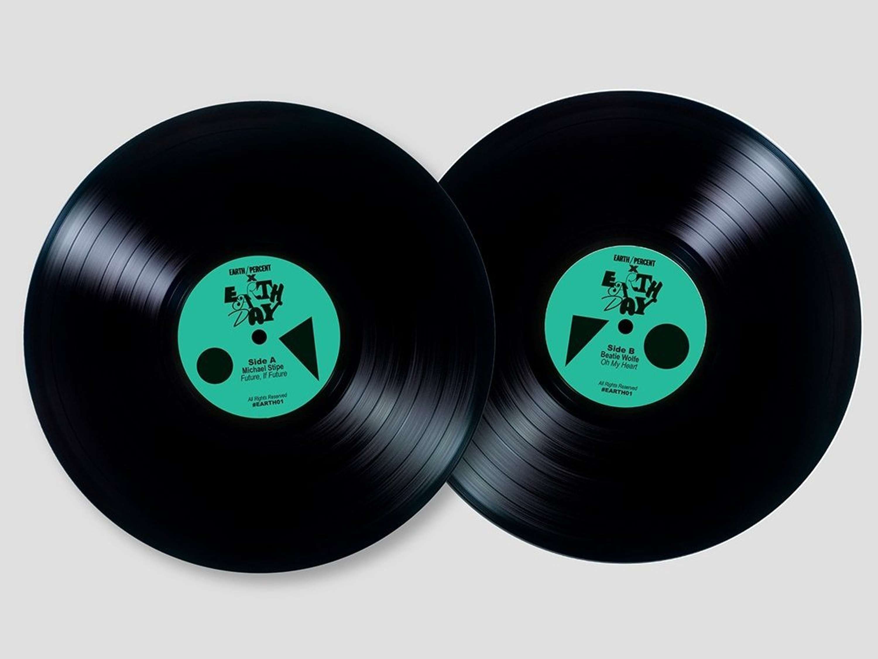 The World’s First Bioplastic record w/ R.E.M.'s Michael Stipe x Beatie Wolfe by Beatie Wolfe